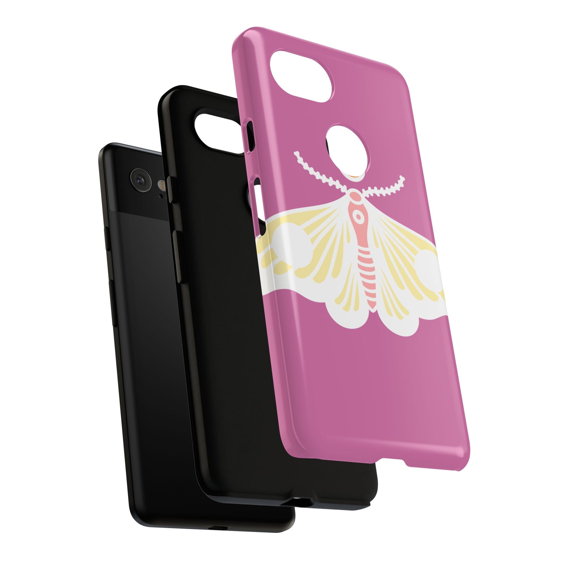 Colorful Moth Phone Case | Tough Cases for iPhone, Unique Gift, Nature Lovers, Boho Style, Trendy Accessories