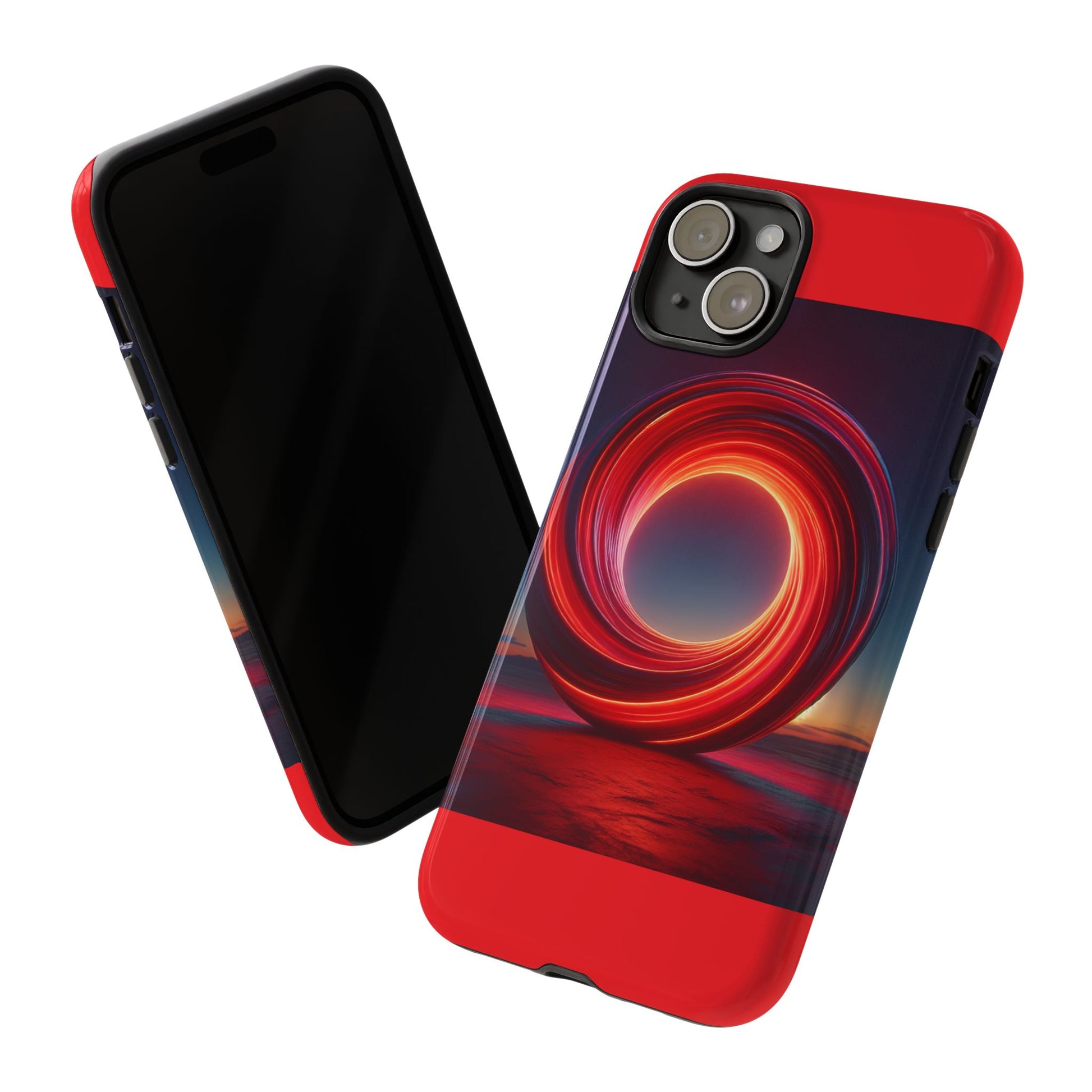 Vibrant Phone Case with Abstract Design, Tough Cases for Tech Lovers, Sleek Protection, Gift for Friends, Customizable Mobile Accessory