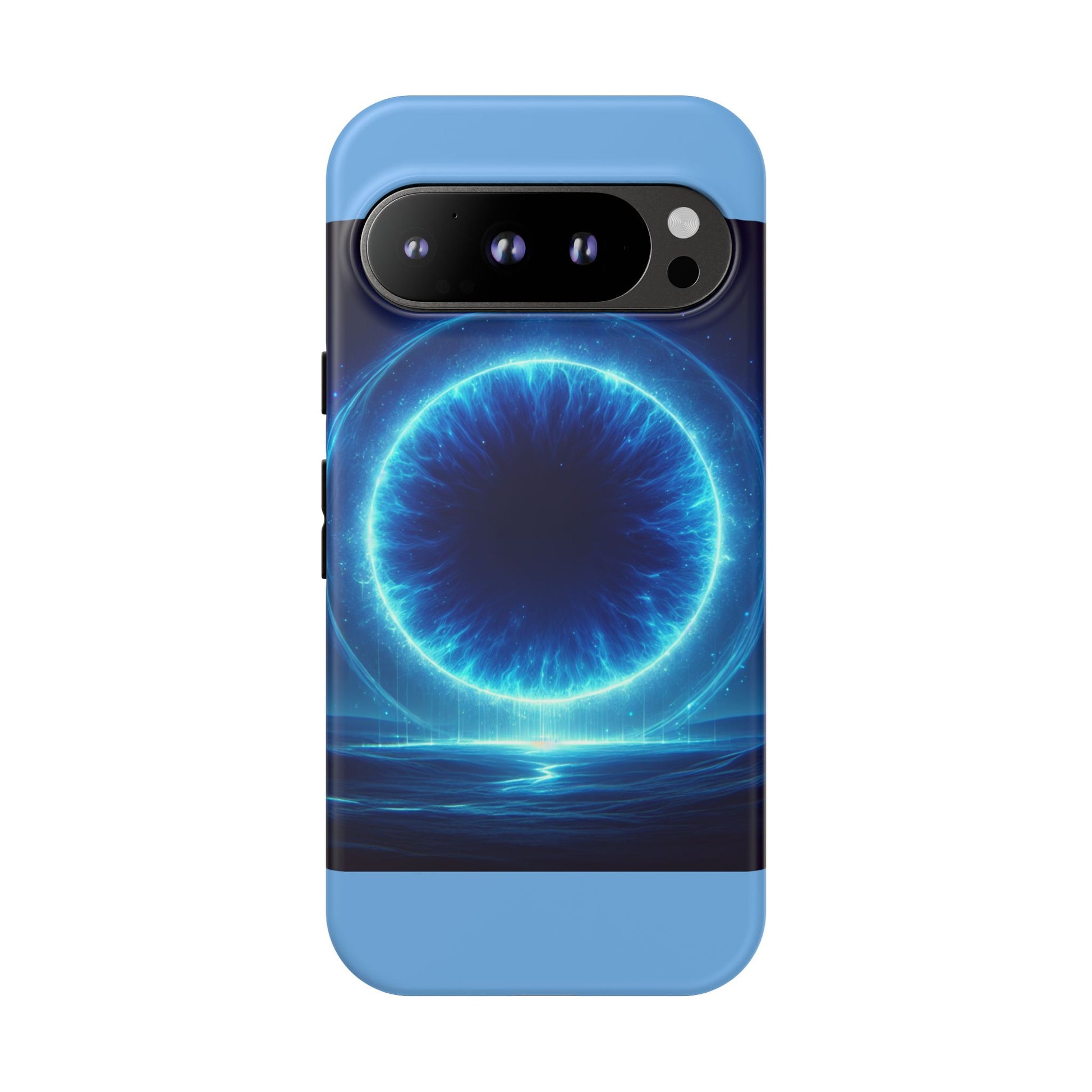 Blue Galaxy Phone Case, Tough Phone Cover, Cosmic Protection Case, Space Design, Gift for Space Lovers