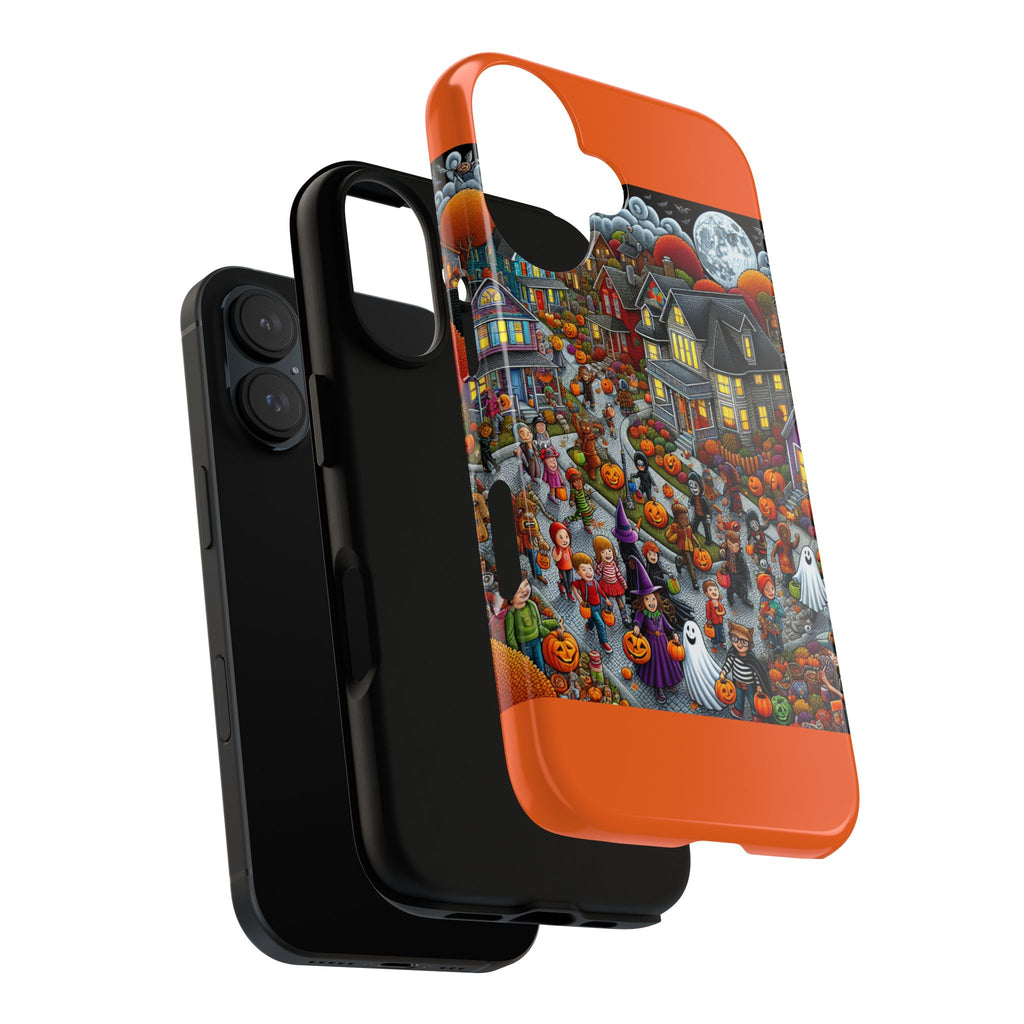 Halloween Phone Case, Tough Cases for Spooky Season, Fall Decor, Trick or Treat, Pumpkin Lovers, Ghost Design
