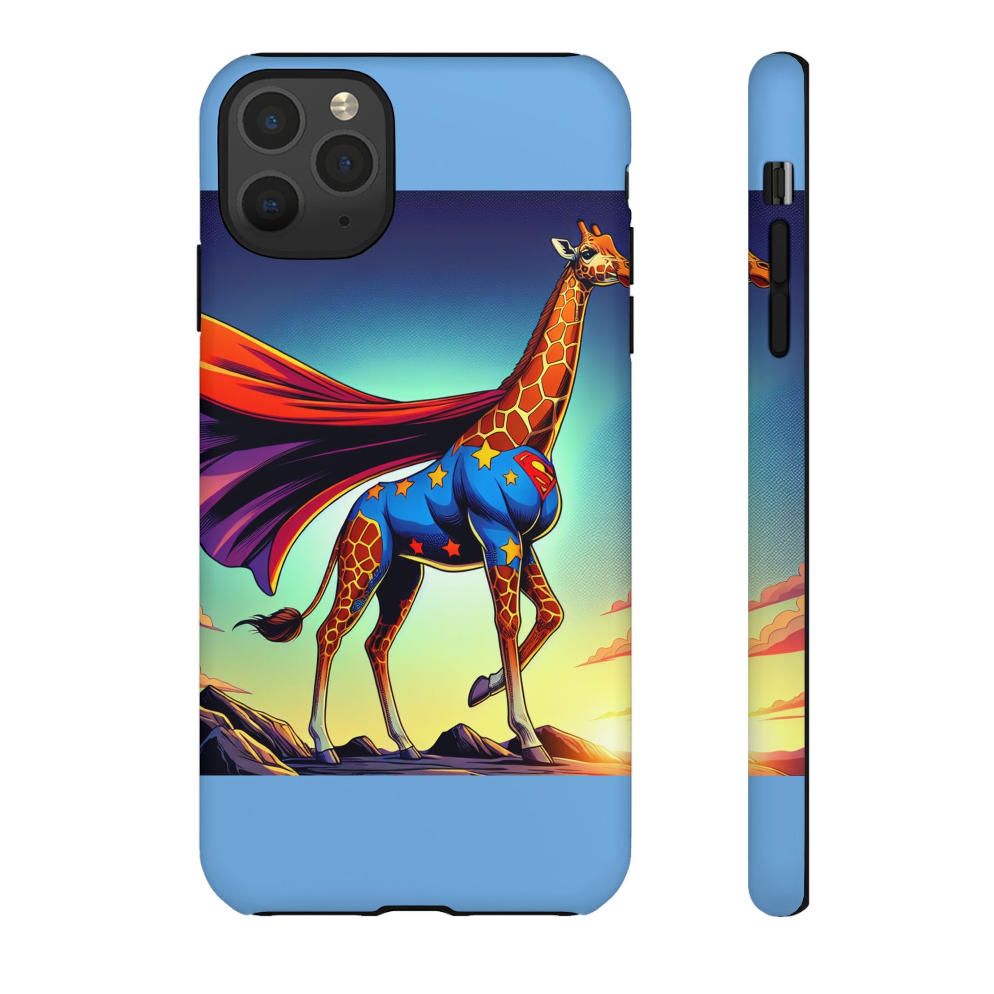 Superhero Giraffe Phone Case | Tough Cases, Unique Gifts, Animal Lover Accessories, Fun Tech Protectors, Cute Phone Covers, Birthday Gift