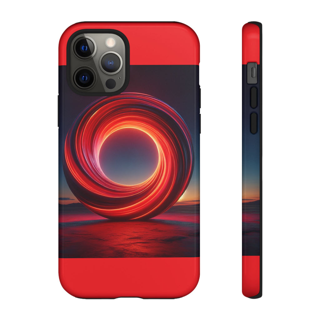 Vibrant Phone Case with Abstract Design, Tough Cases for Tech Lovers, Sleek Protection, Gift for Friends, Customizable Mobile Accessory