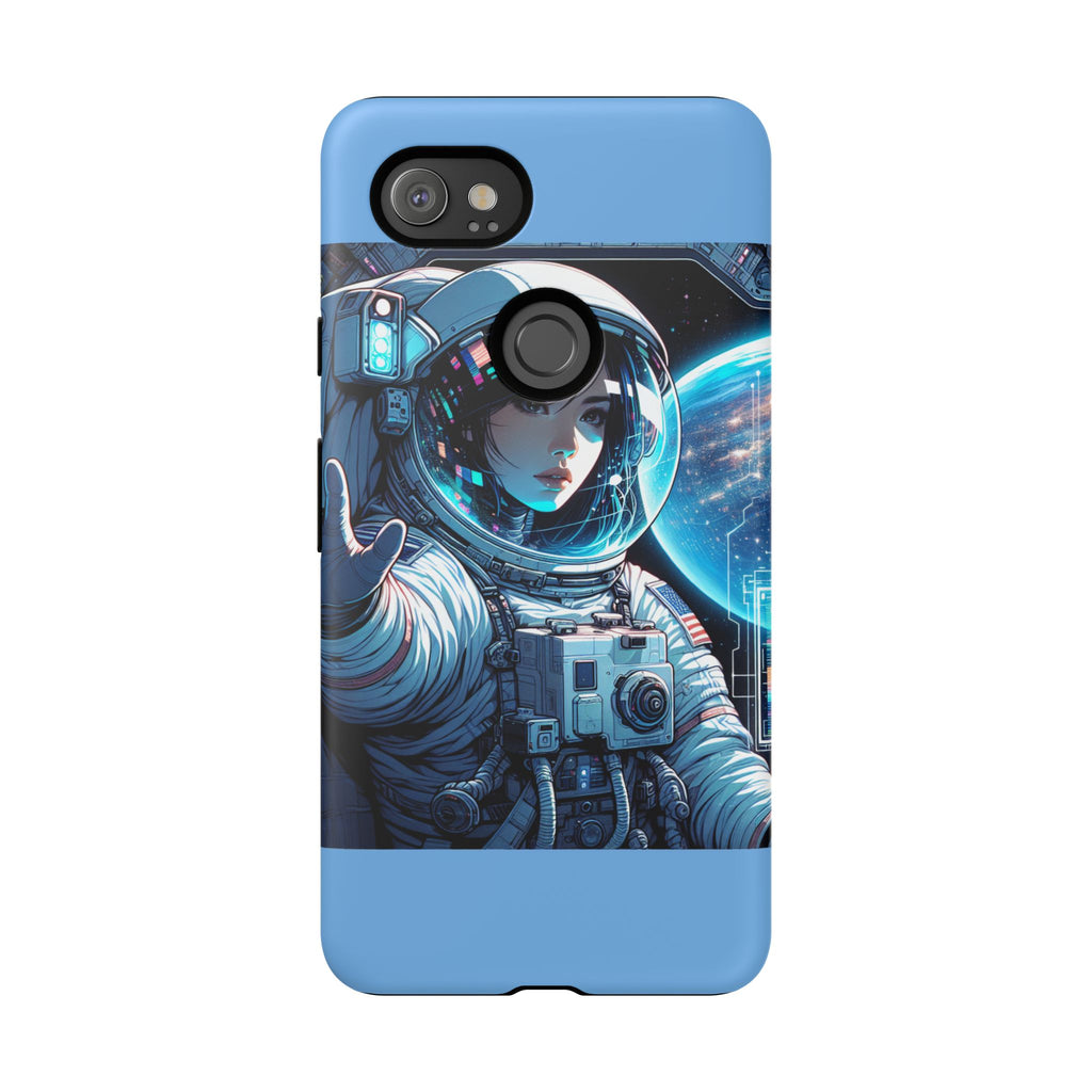 Astronaut Phone Case, Space-Themed Tough Case, Unique Gift for Science Lovers, Trendy Protection for Smartphones, Cool Tech Accessories