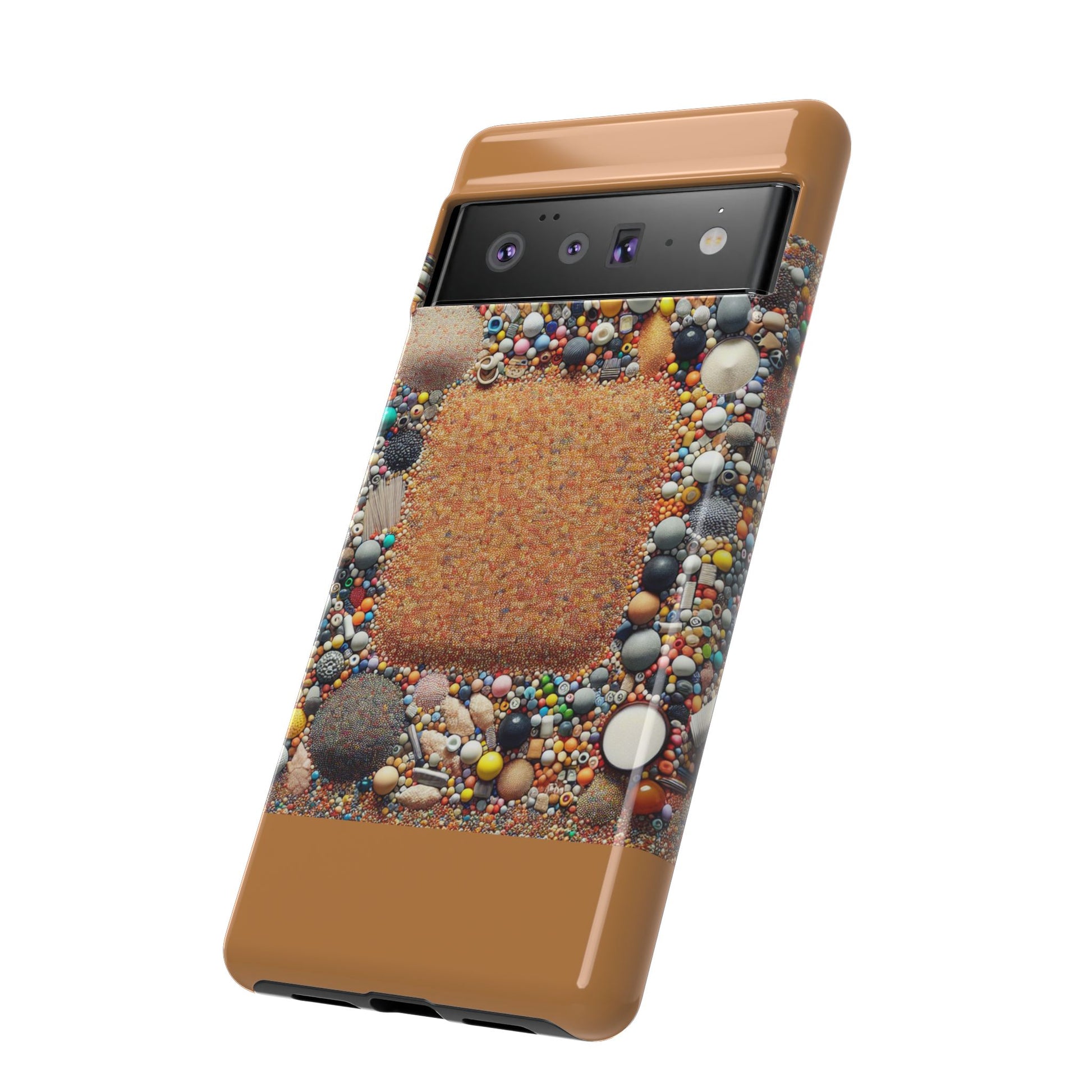 Colorful Phone Case with Unique Texture, Tough Case, Phone Accessory, Trendy Design, Gift for Tech Lovers, Durable Protection