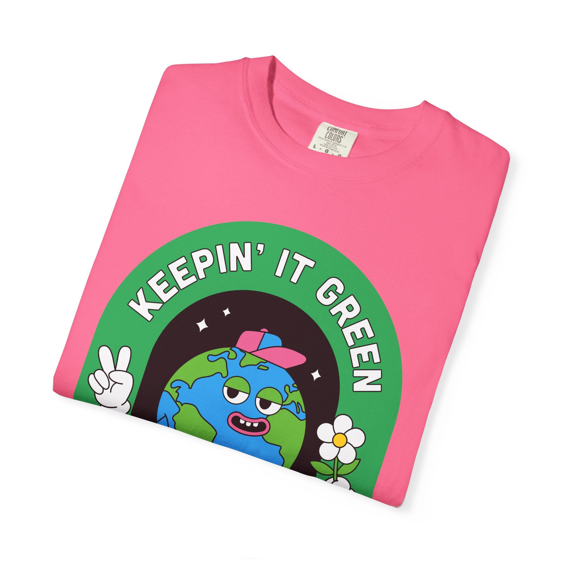 Eco-Friendly Graphic Tee, Keepin' It Green Shirt, Unisex Casual Wear, Gift for Earth Lovers, Sustainable Fashion Top