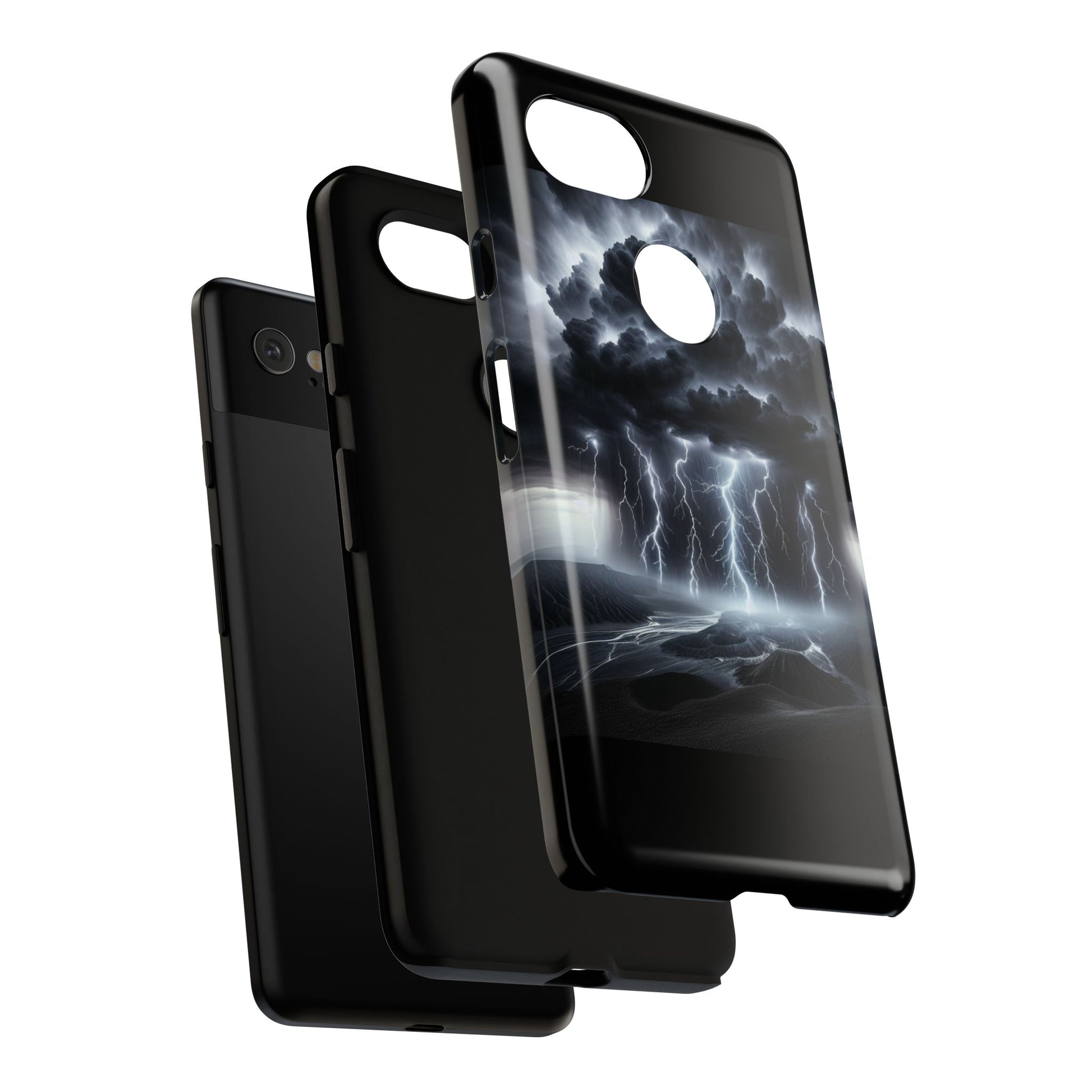 Tough Cases for the Bold: Stormy Thunder Phone Case, Lightning Protection, Durable Cover for Adventurers, Unique Gift for Nature [...]