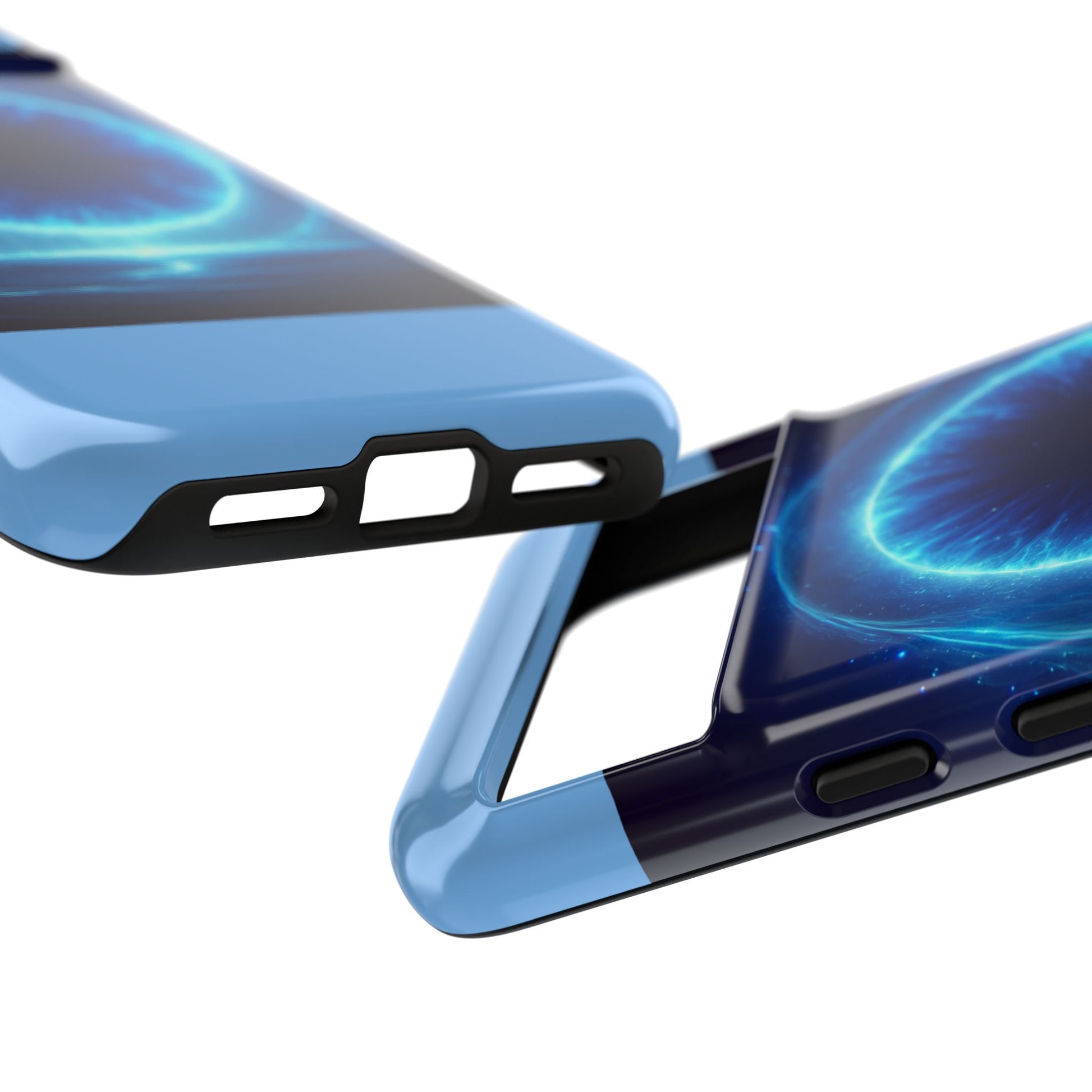 Blue Galaxy Phone Case, Tough Phone Cover, Cosmic Protection Case, Space Design, Gift for Space Lovers