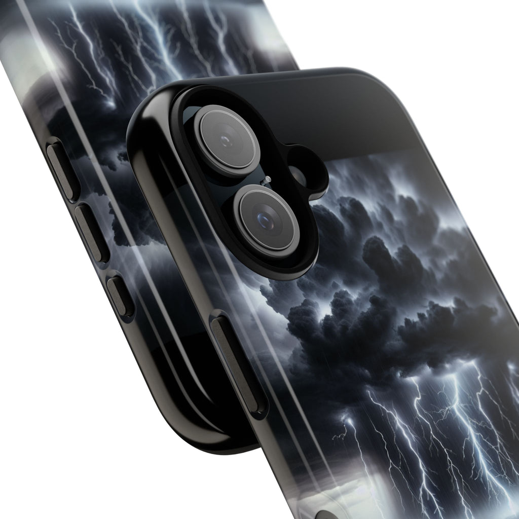 Tough Cases for the Bold: Stormy Thunder Phone Case, Lightning Protection, Durable Cover for Adventurers, Unique Gift for Nature [...]