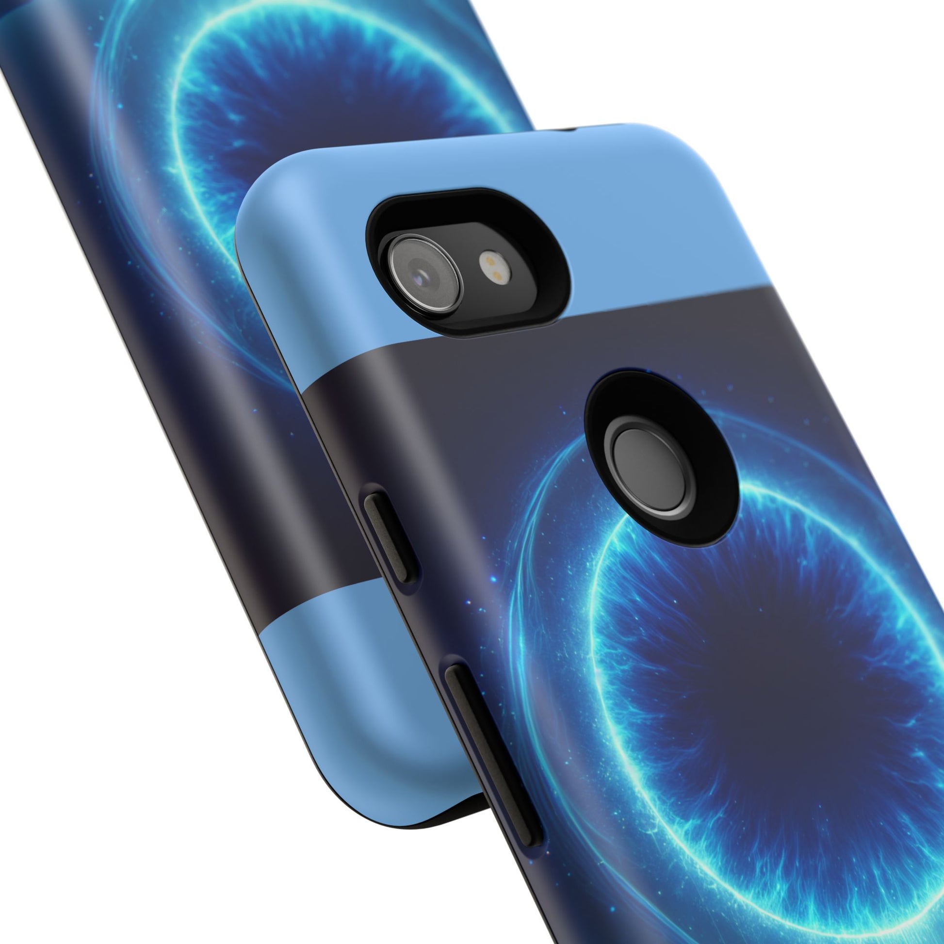 Blue Galaxy Phone Case, Tough Phone Cover, Cosmic Protection Case, Space Design, Gift for Space Lovers