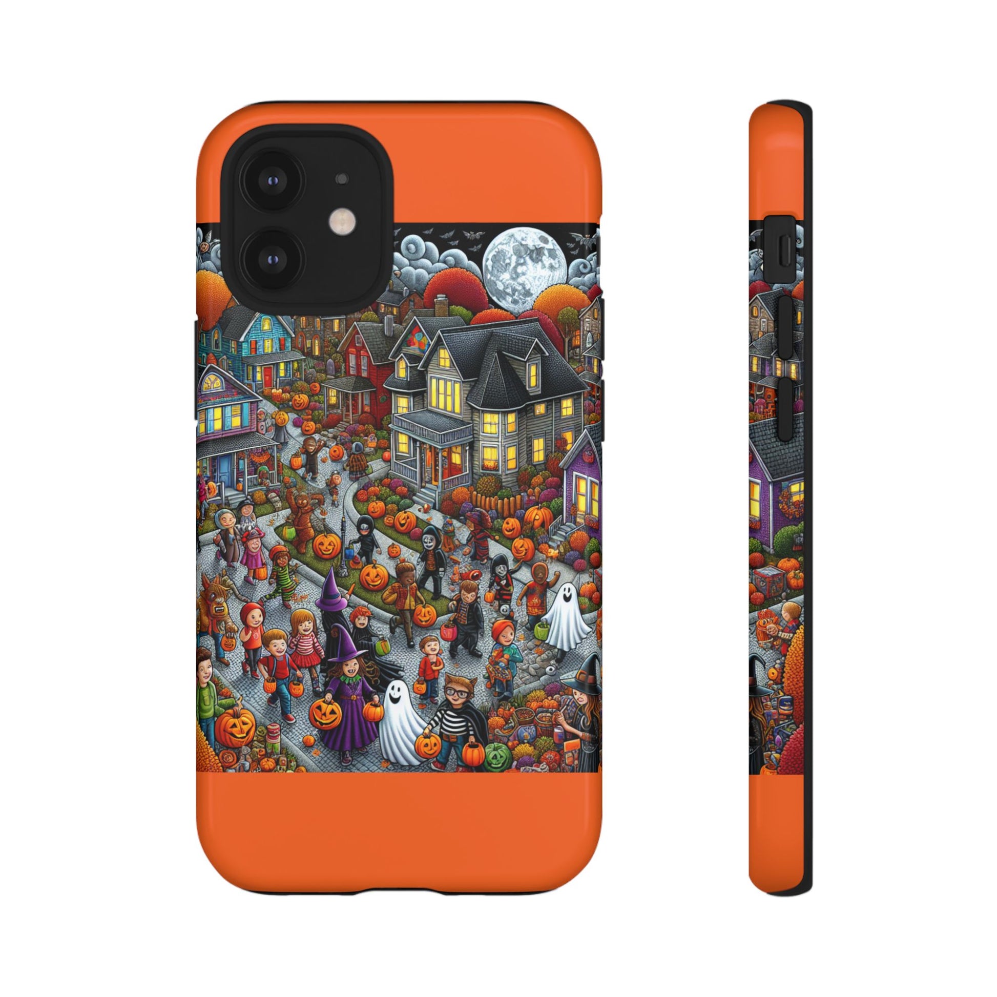 Halloween Phone Case, Tough Cases for Spooky Season, Fall Decor, Trick or Treat, Pumpkin Lovers, Ghost Design