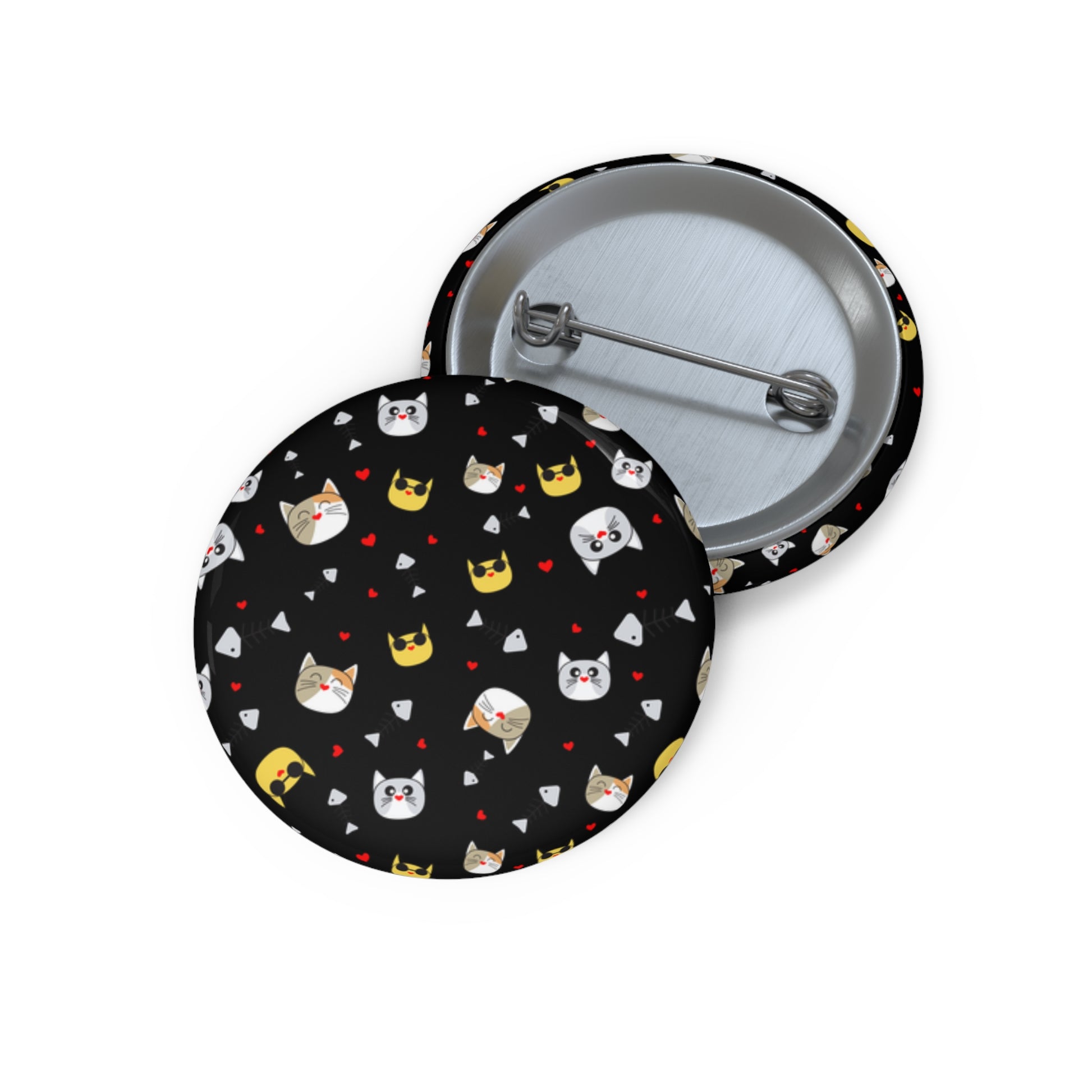 Custom Cat-Themed Pin Buttons, Cute Button Badges, Cat Lover Gifts, Fun Fashion Accessories, Party Favors, Unique Decor