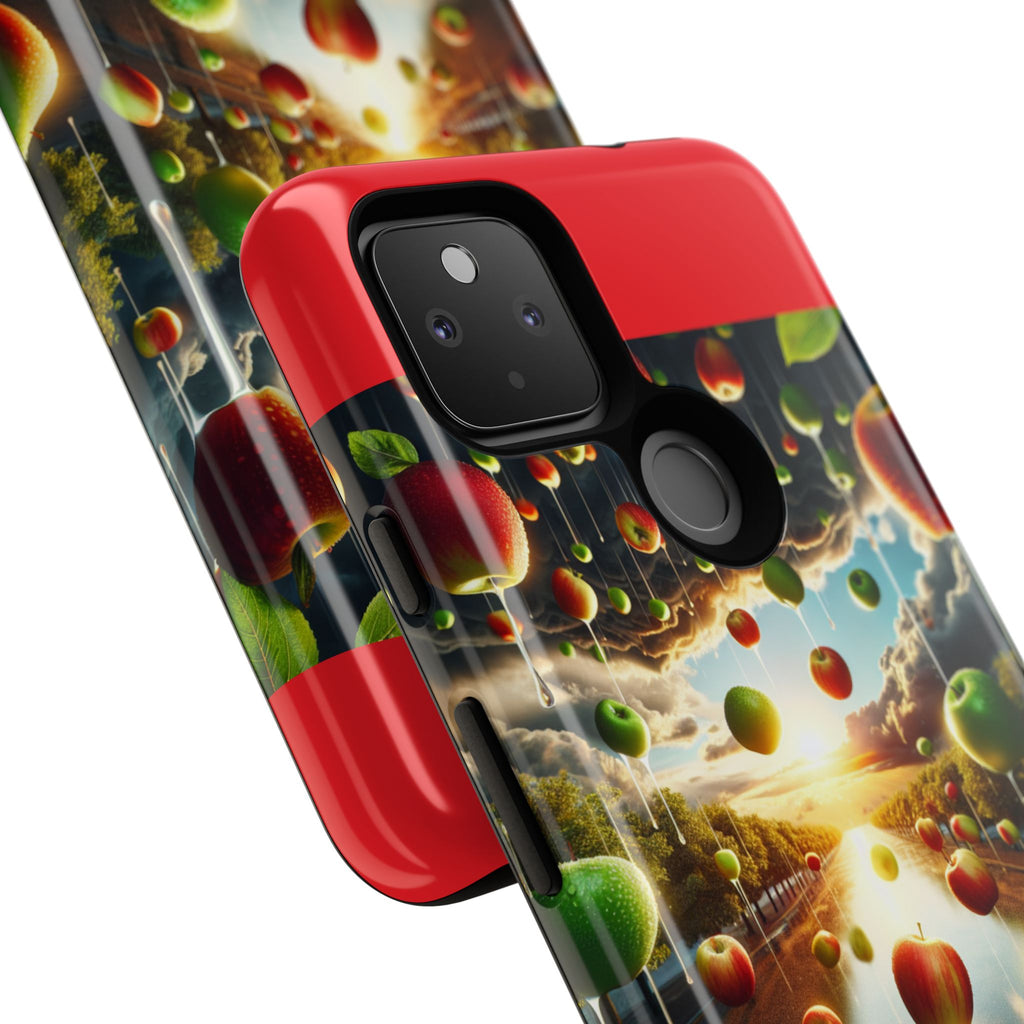 Vibrant Phone Case with Artistic Apple Design, Unique Gift for Art Lovers, Trendy Accessory for Any Occasion, Stylish Smartphone Cover