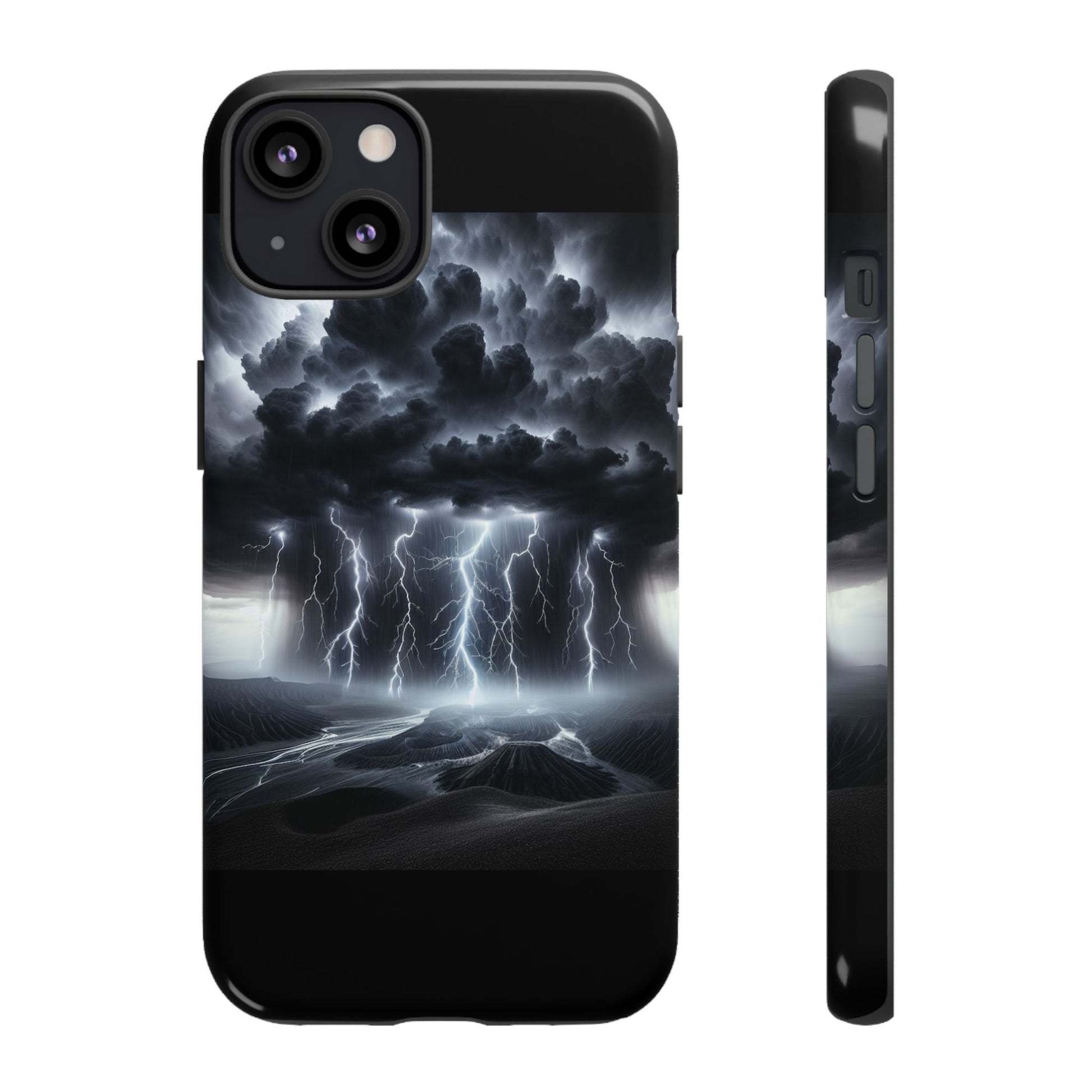 Tough Cases for the Bold: Stormy Thunder Phone Case, Lightning Protection, Durable Cover for Adventurers, Unique Gift for Nature [...]