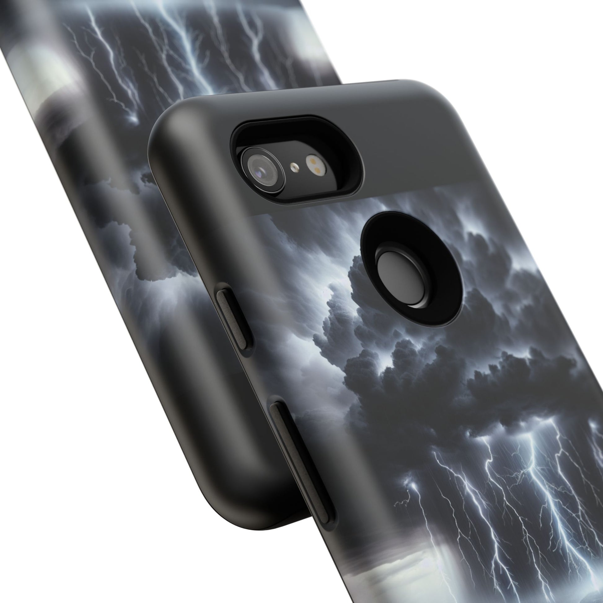 Tough Cases for the Bold: Stormy Thunder Phone Case, Lightning Protection, Durable Cover for Adventurers, Unique Gift for Nature [...]