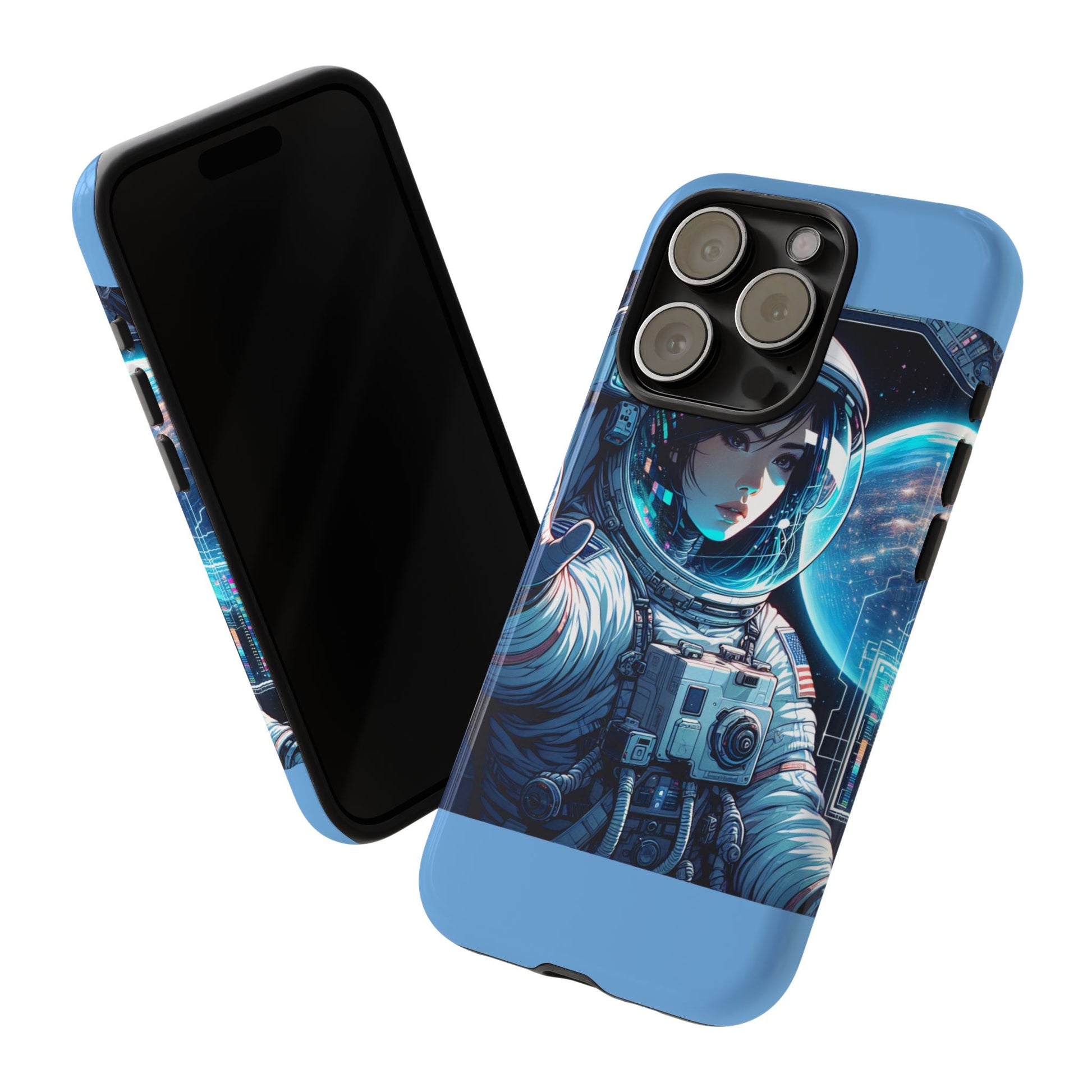 Astronaut Phone Case, Space-Themed Tough Case, Unique Gift for Science Lovers, Trendy Protection for Smartphones, Cool Tech Accessories