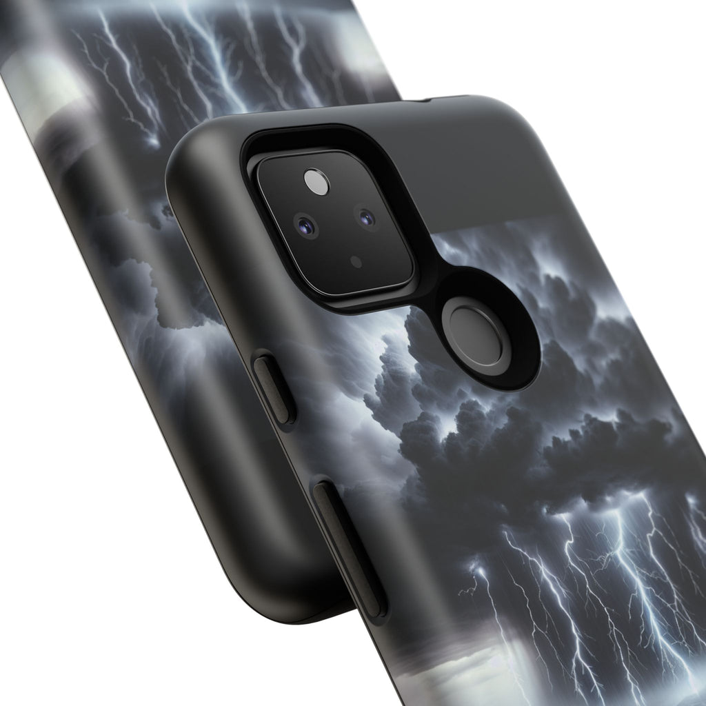 Tough Cases for the Bold: Stormy Thunder Phone Case, Lightning Protection, Durable Cover for Adventurers, Unique Gift for Nature [...]