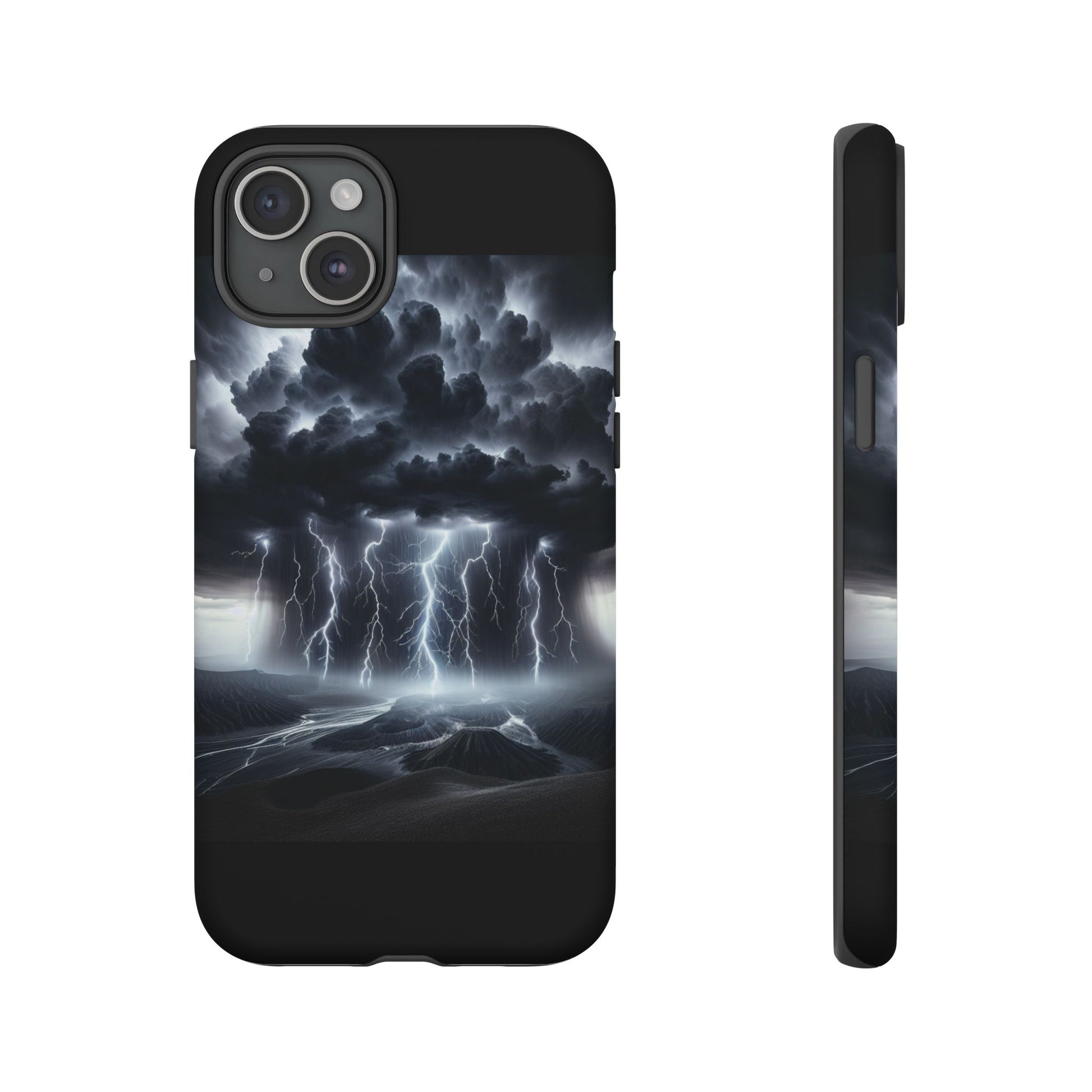 Tough Cases for the Bold: Stormy Thunder Phone Case, Lightning Protection, Durable Cover for Adventurers, Unique Gift for Nature [...]