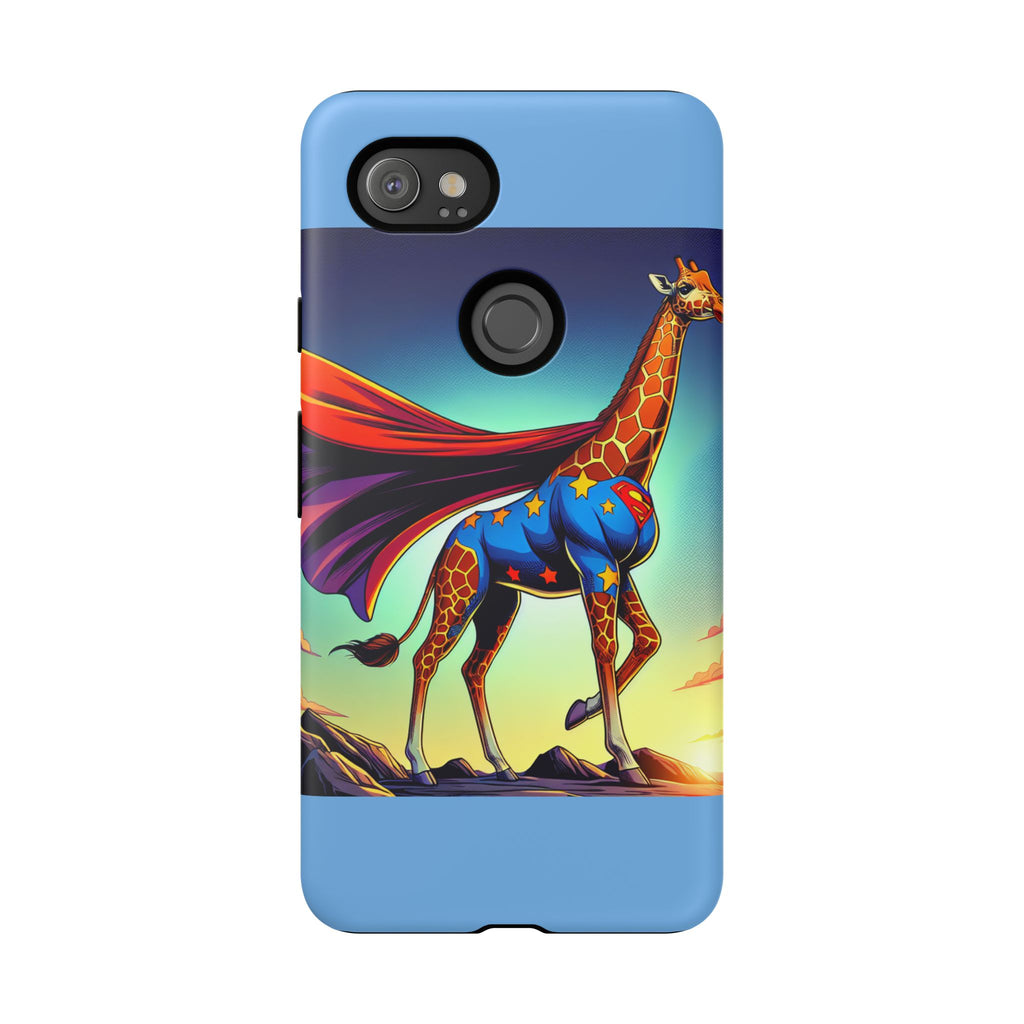 Superhero Giraffe Phone Case | Tough Cases, Unique Gifts, Animal Lover Accessories, Fun Tech Protectors, Cute Phone Covers, Birthday Gift