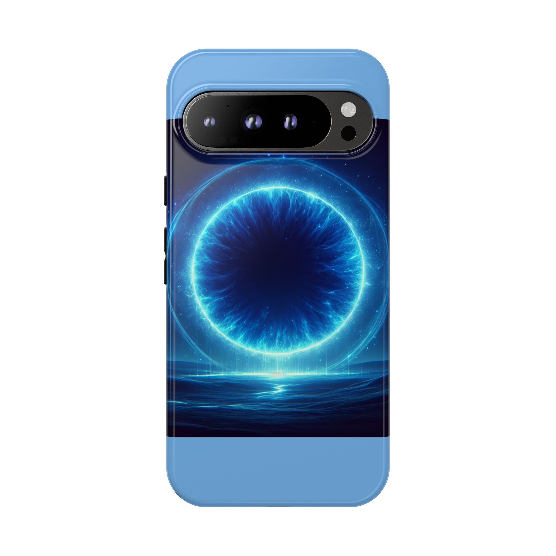 Blue Galaxy Phone Case, Tough Phone Cover, Cosmic Protection Case, Space Design, Gift for Space Lovers