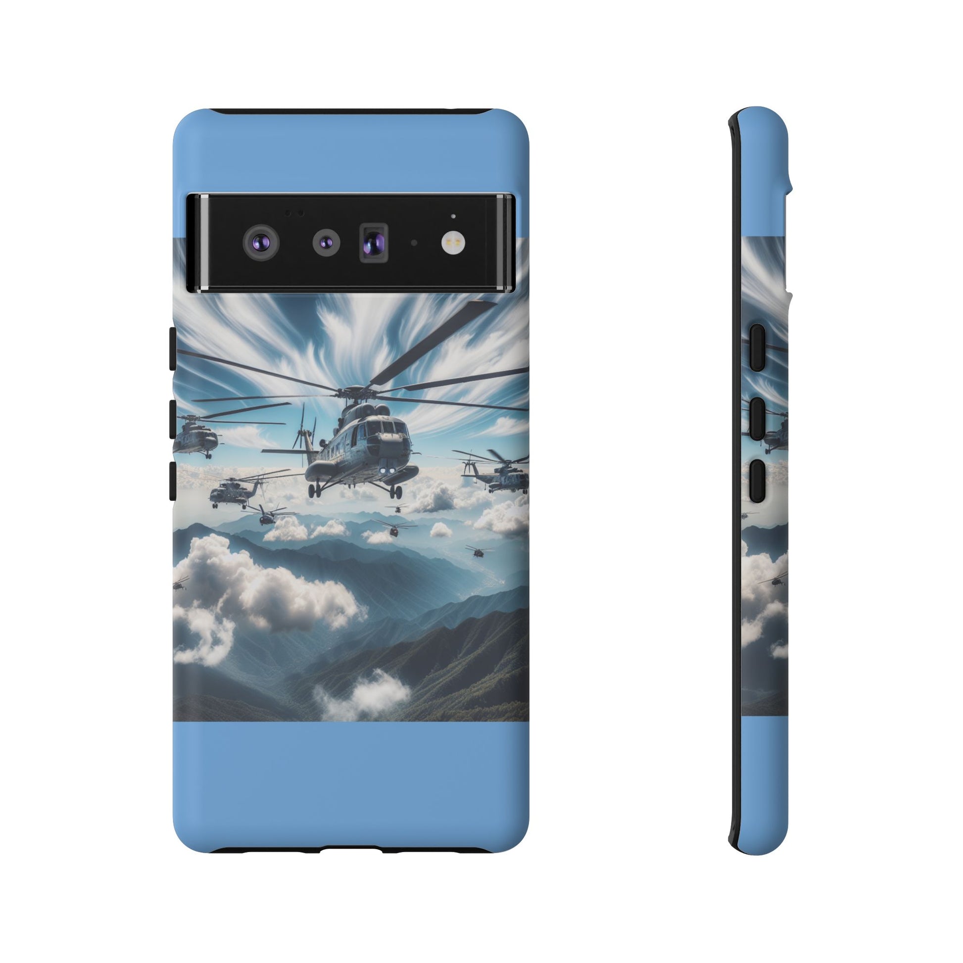 Tough Cases - Helicopter Design Phone Case, Military Style Cover, Unique Gift for Aviation Lovers, Durable Phone Protector, Hobbyist [...]