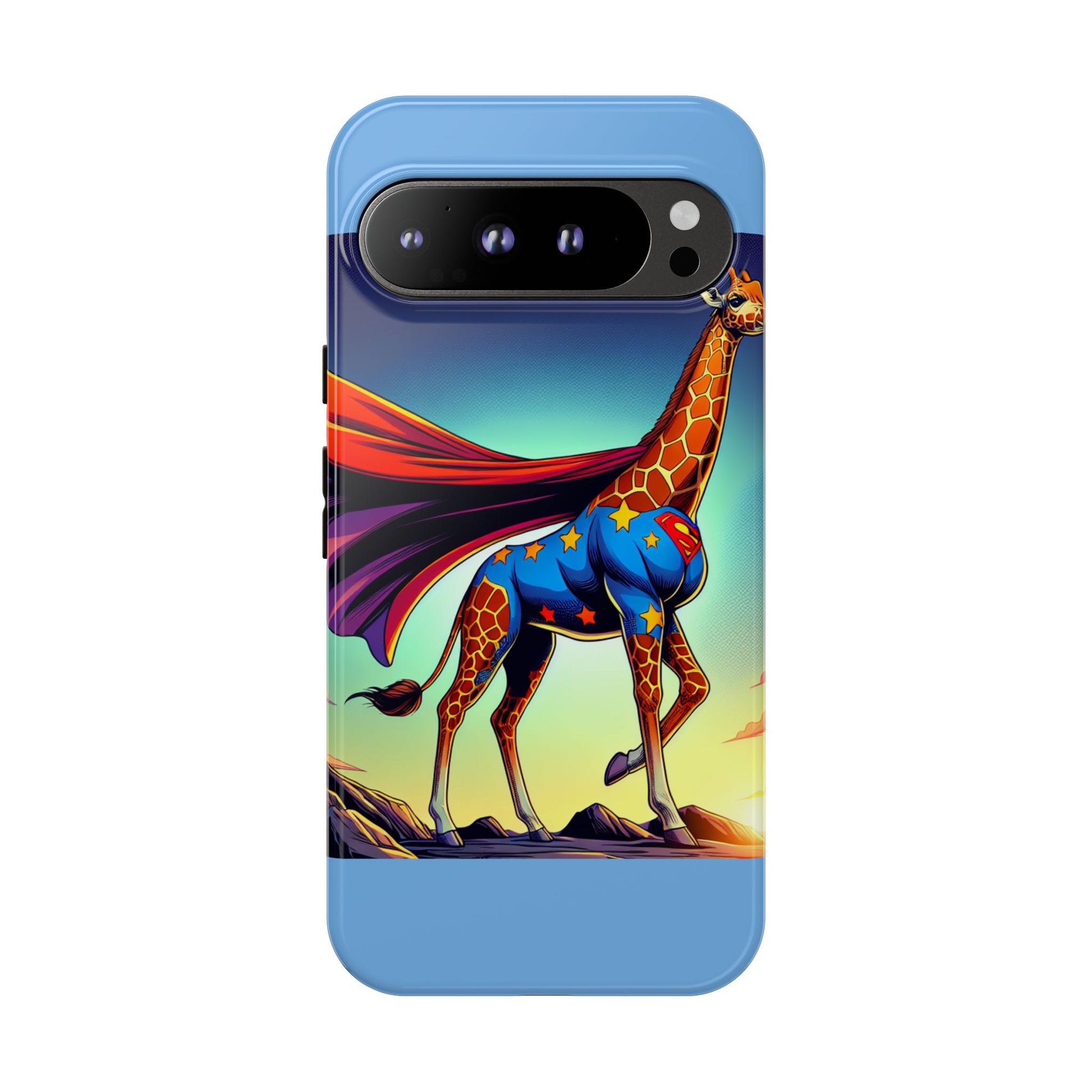 Superhero Giraffe Phone Case | Tough Cases, Unique Gifts, Animal Lover Accessories, Fun Tech Protectors, Cute Phone Covers, Birthday Gift