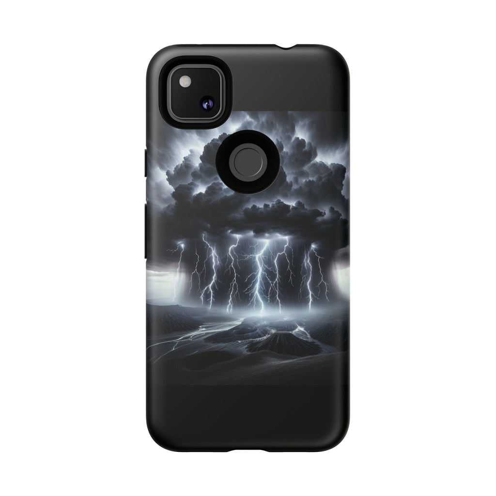 Tough Cases for the Bold: Stormy Thunder Phone Case, Lightning Protection, Durable Cover for Adventurers, Unique Gift for Nature [...]