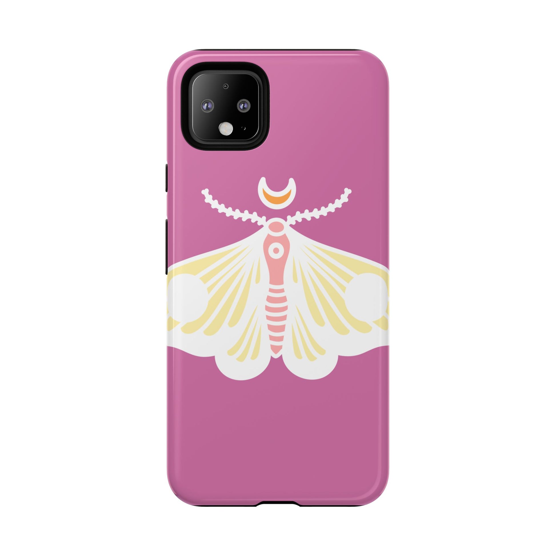 Colorful Moth Phone Case | Tough Cases for iPhone, Unique Gift, Nature Lovers, Boho Style, Trendy Accessories