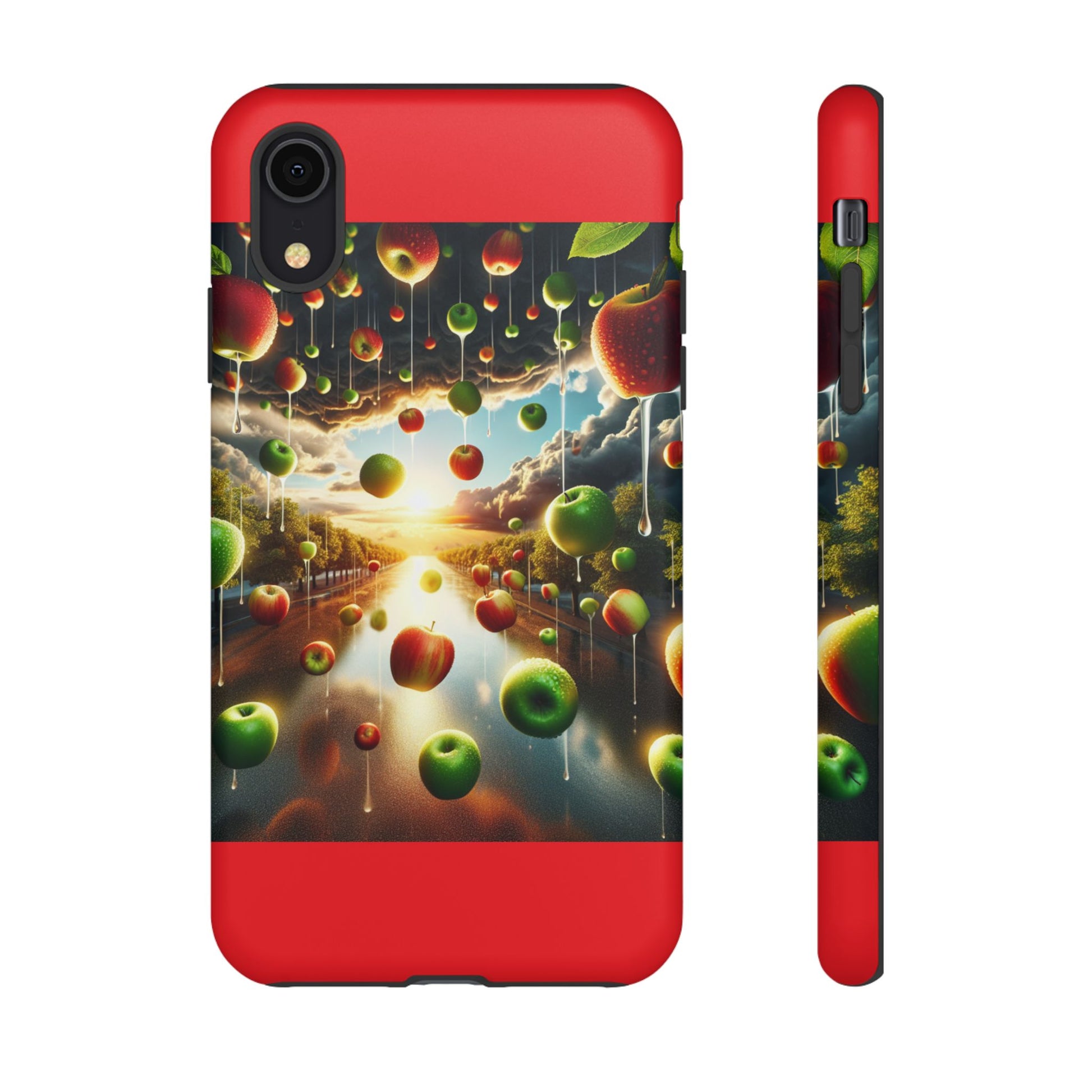 Vibrant Phone Case with Artistic Apple Design, Unique Gift for Art Lovers, Trendy Accessory for Any Occasion, Stylish Smartphone Cover