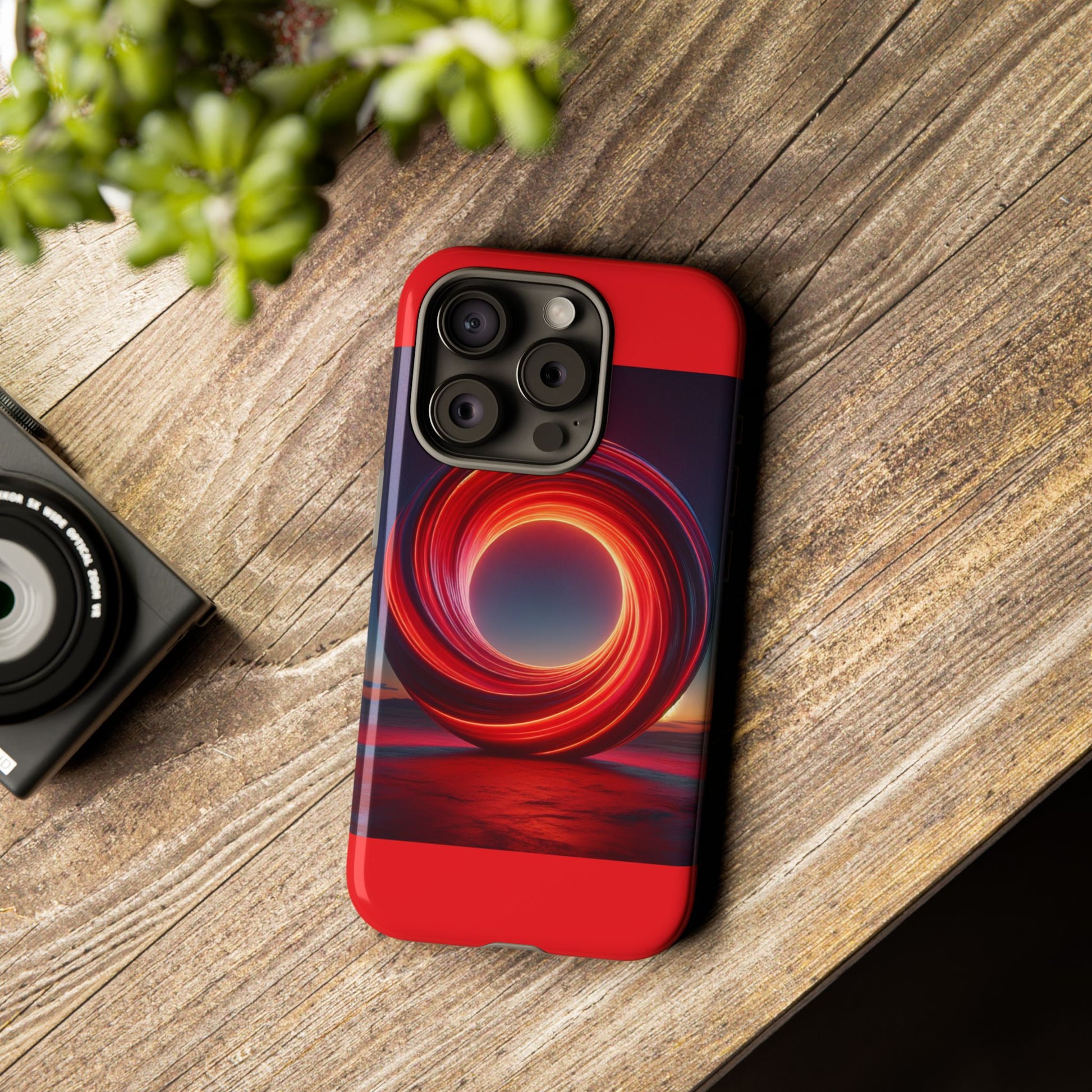 Vibrant Phone Case with Abstract Design, Tough Cases for Tech Lovers, Sleek Protection, Gift for Friends, Customizable Mobile Accessory