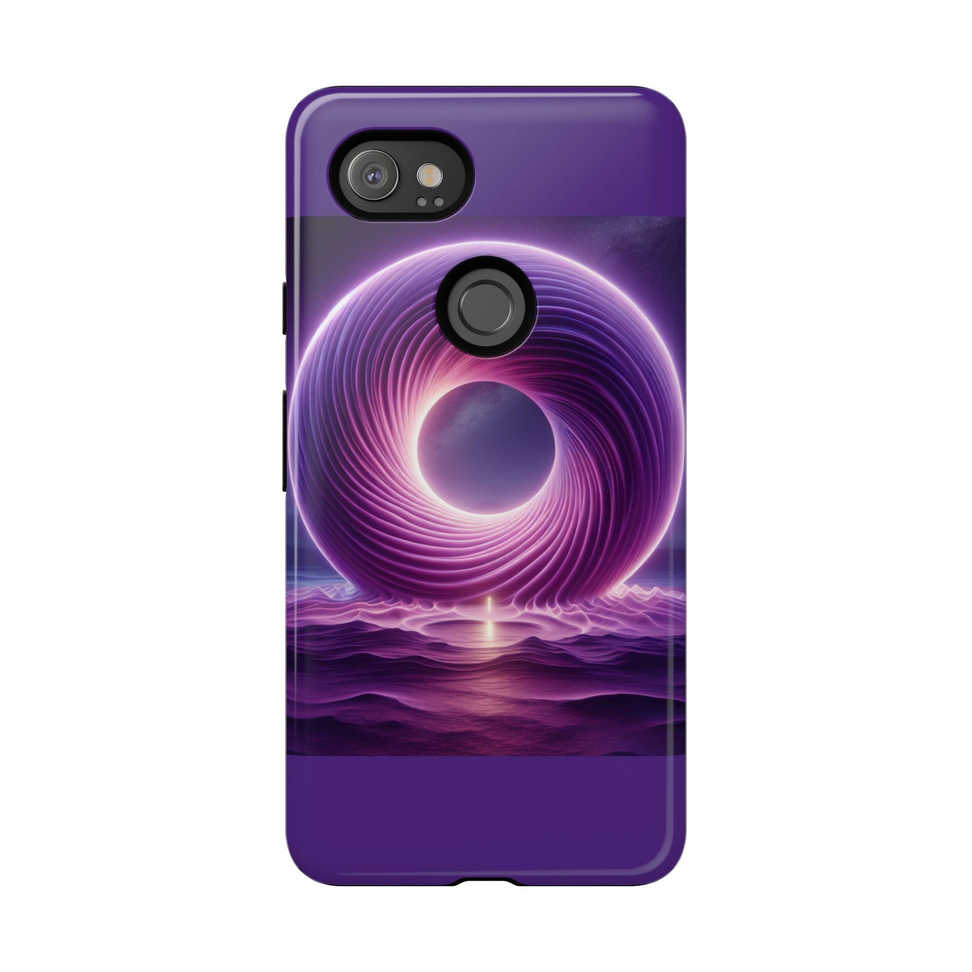 Colorful Phone Case with Swirling Design, Tough Phone Cover, Cosmic Phone Protector, Unique Gift for Tech Lovers, Stylish Smartphone Shell
