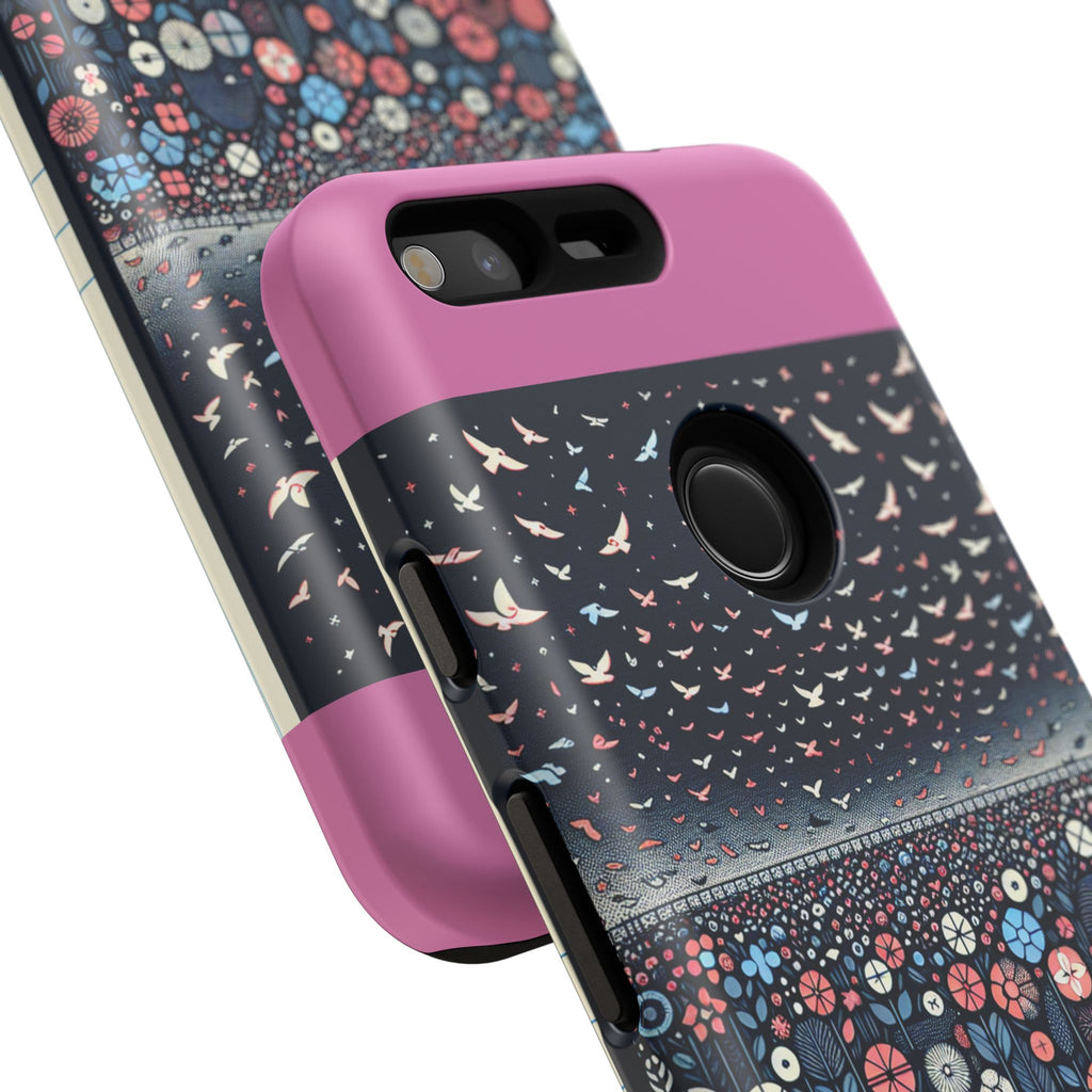 Floral Phone Case, Tough Cases for iPhone, Nature-Inspired Design, Gift for Her, Stylish Protection, Trending Accessory