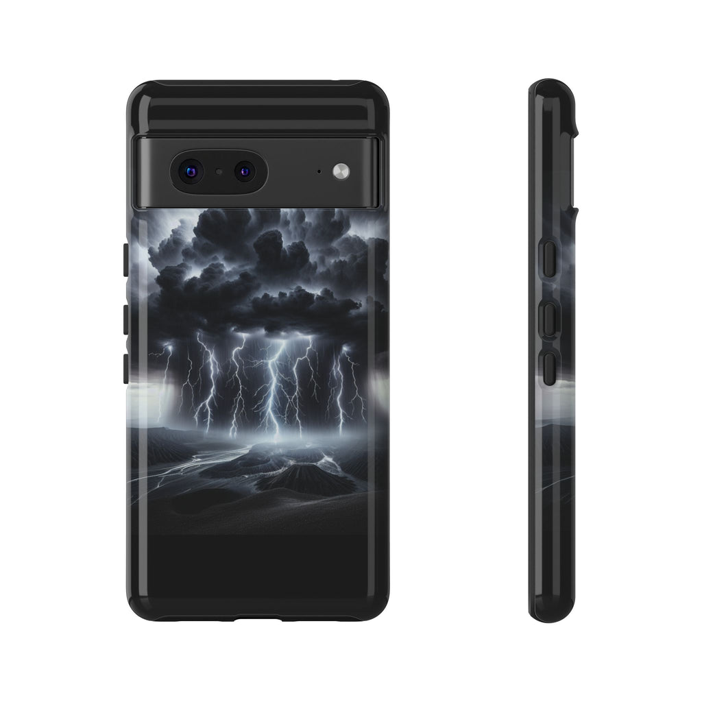 Tough Cases for the Bold: Stormy Thunder Phone Case, Lightning Protection, Durable Cover for Adventurers, Unique Gift for Nature [...]