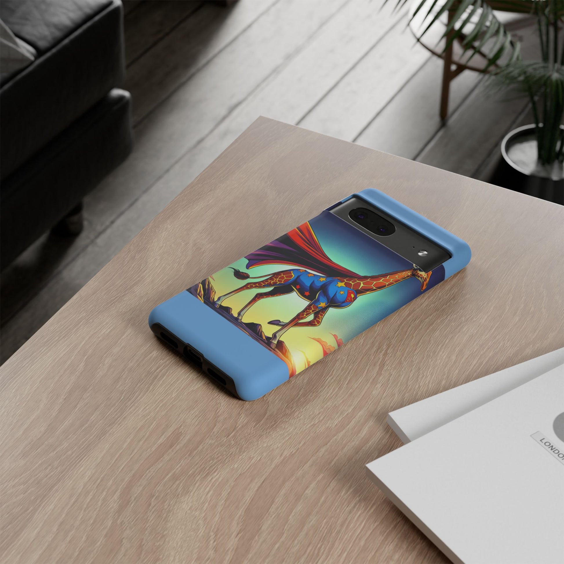 Superhero Giraffe Phone Case | Tough Cases, Unique Gifts, Animal Lover Accessories, Fun Tech Protectors, Cute Phone Covers, Birthday Gift