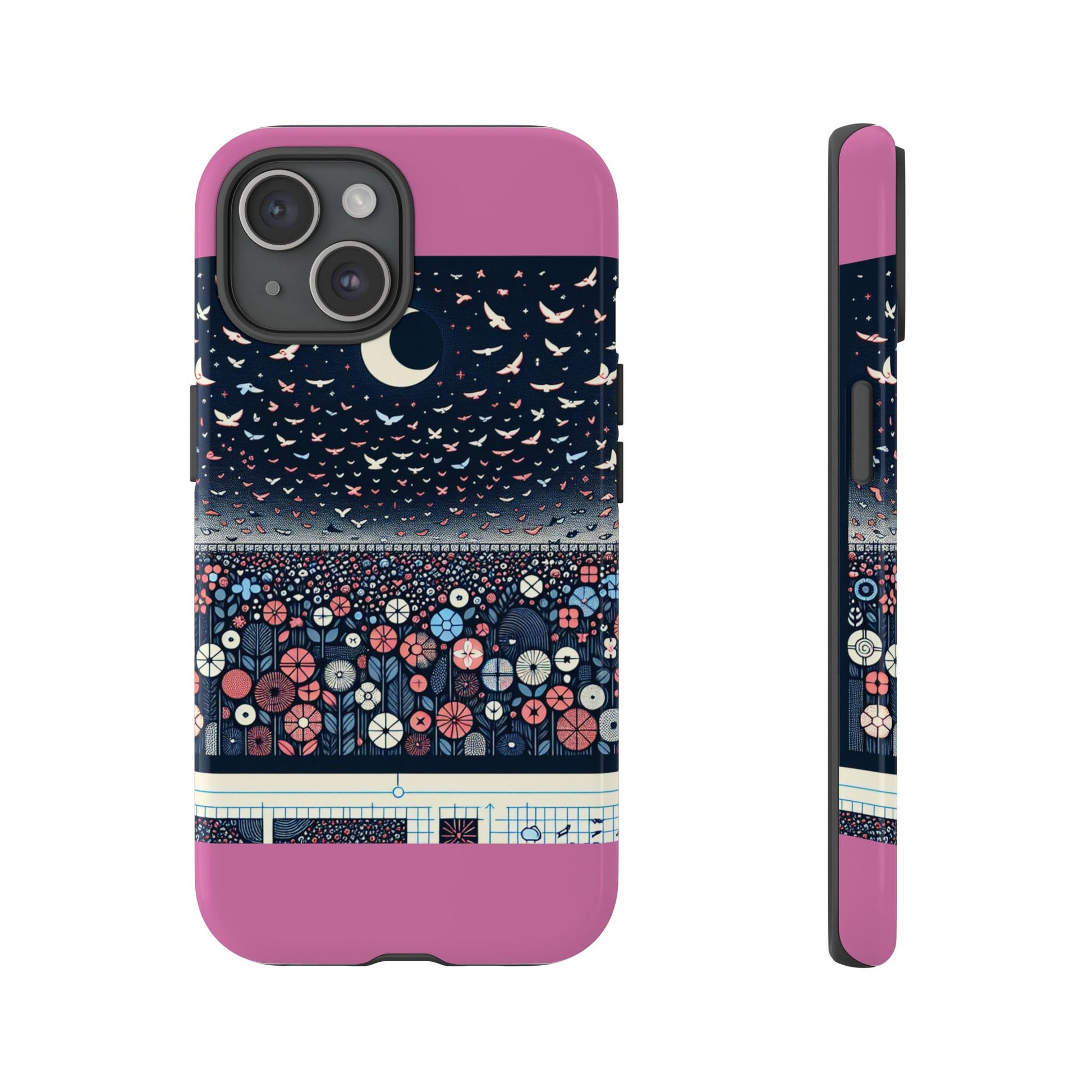Floral Phone Case, Tough Cases for iPhone, Nature-Inspired Design, Gift for Her, Stylish Protection, Trending Accessory