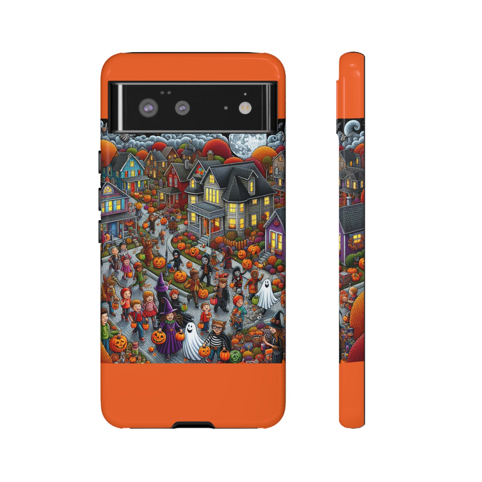 Halloween Phone Case, Tough Cases for Spooky Season, Fall Decor, Trick or Treat, Pumpkin Lovers, Ghost Design