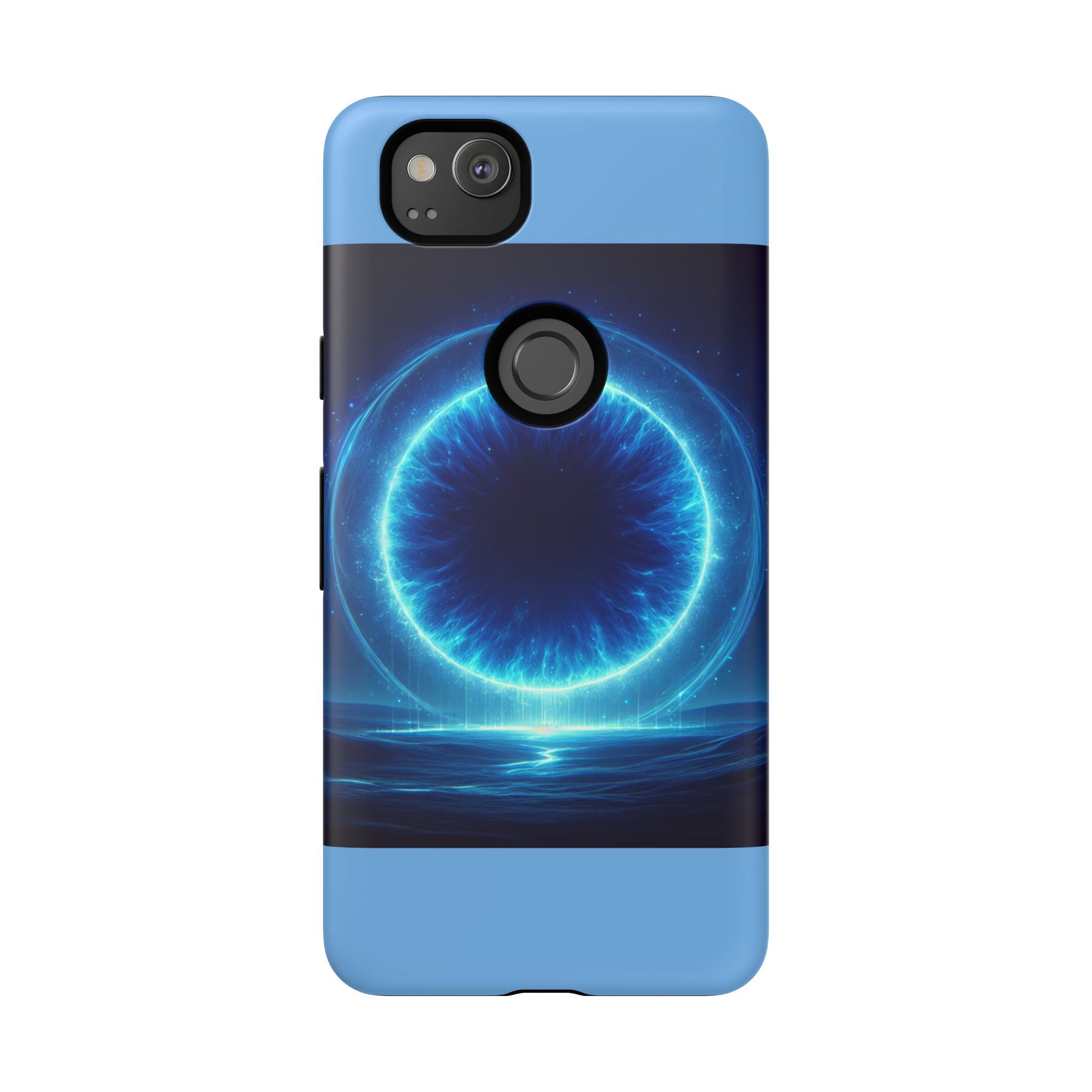 Blue Galaxy Phone Case, Tough Phone Cover, Cosmic Protection Case, Space Design, Gift for Space Lovers