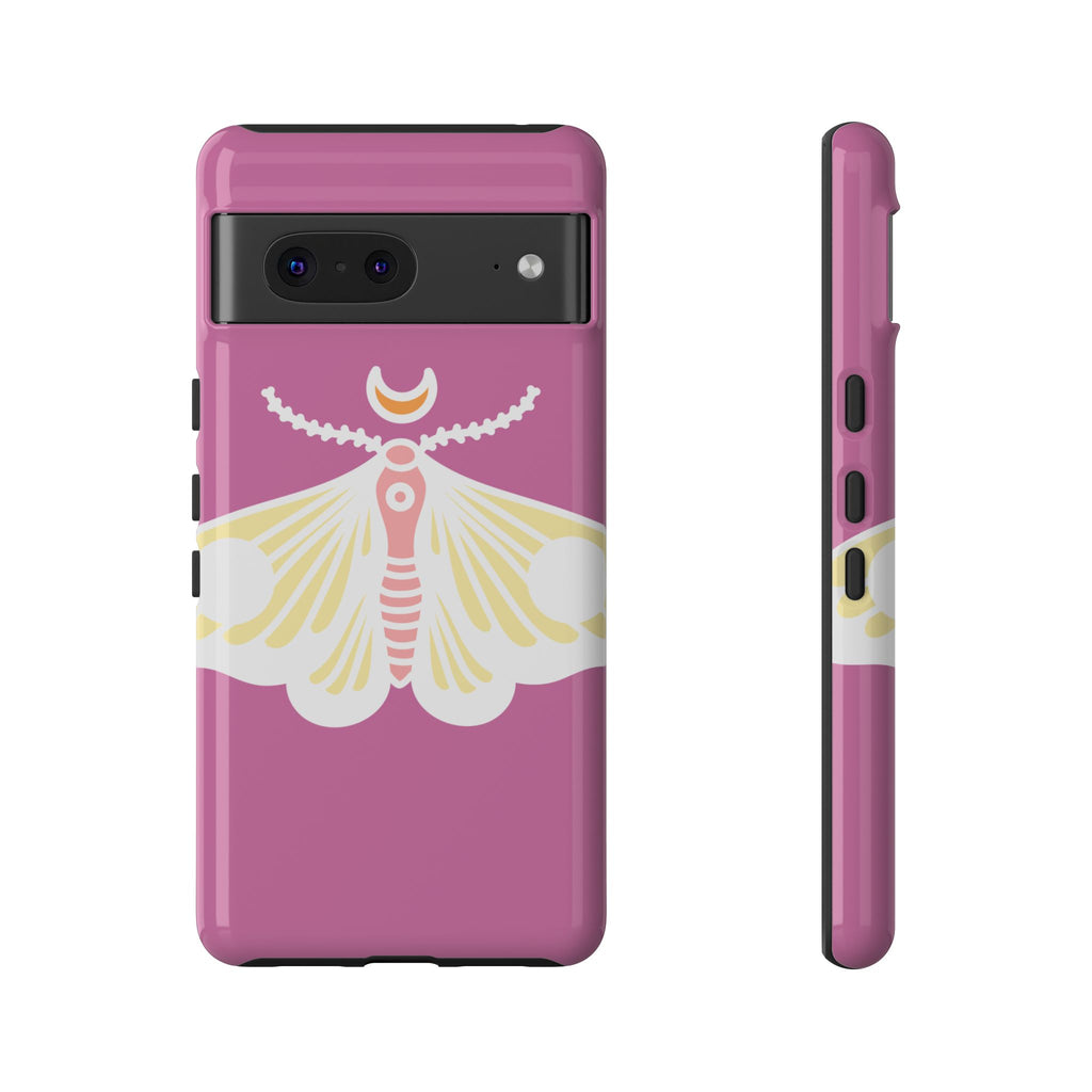 Colorful Moth Phone Case | Tough Cases for iPhone, Unique Gift, Nature Lovers, Boho Style, Trendy Accessories