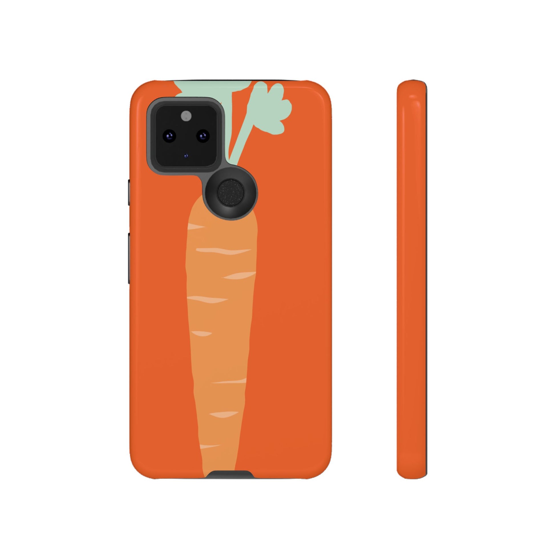 Tough Cases Carrot Phone Case, Cute Smartphone Cover, Fun Gift for Garden Lovers, Fall Decor, Vegan Accessories, Colorful Case