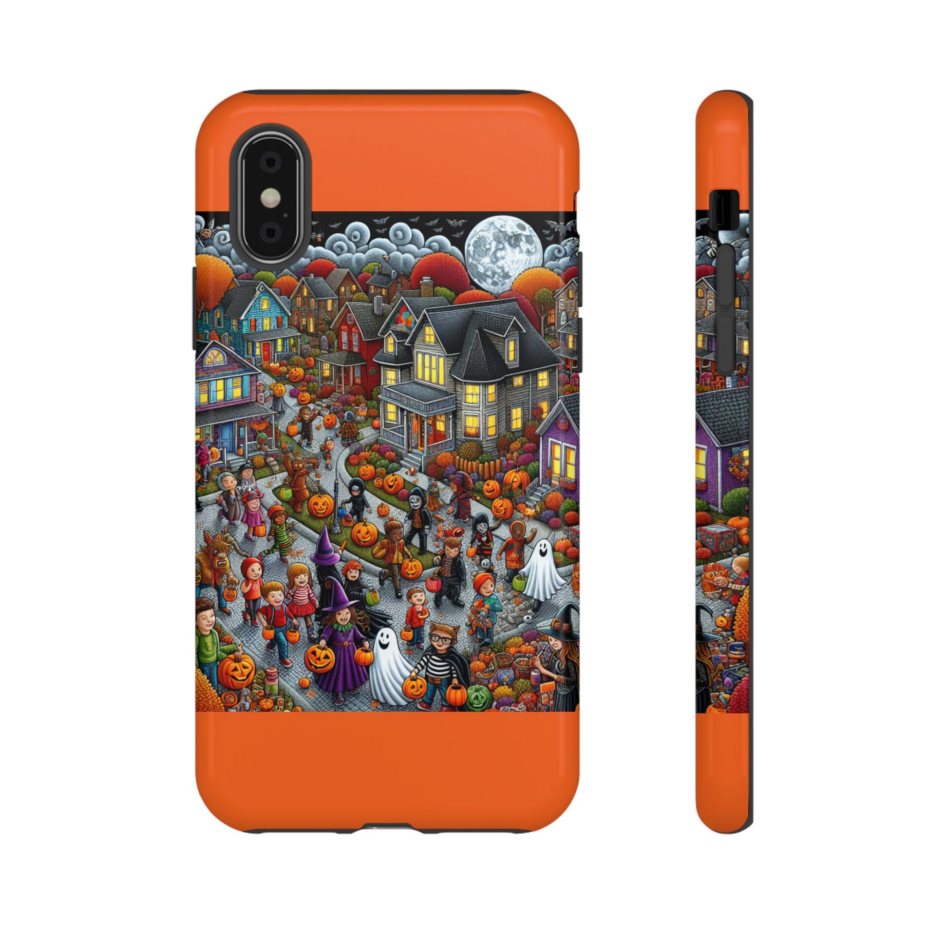 Halloween Phone Case, Tough Cases for Spooky Season, Fall Decor, Trick or Treat, Pumpkin Lovers, Ghost Design