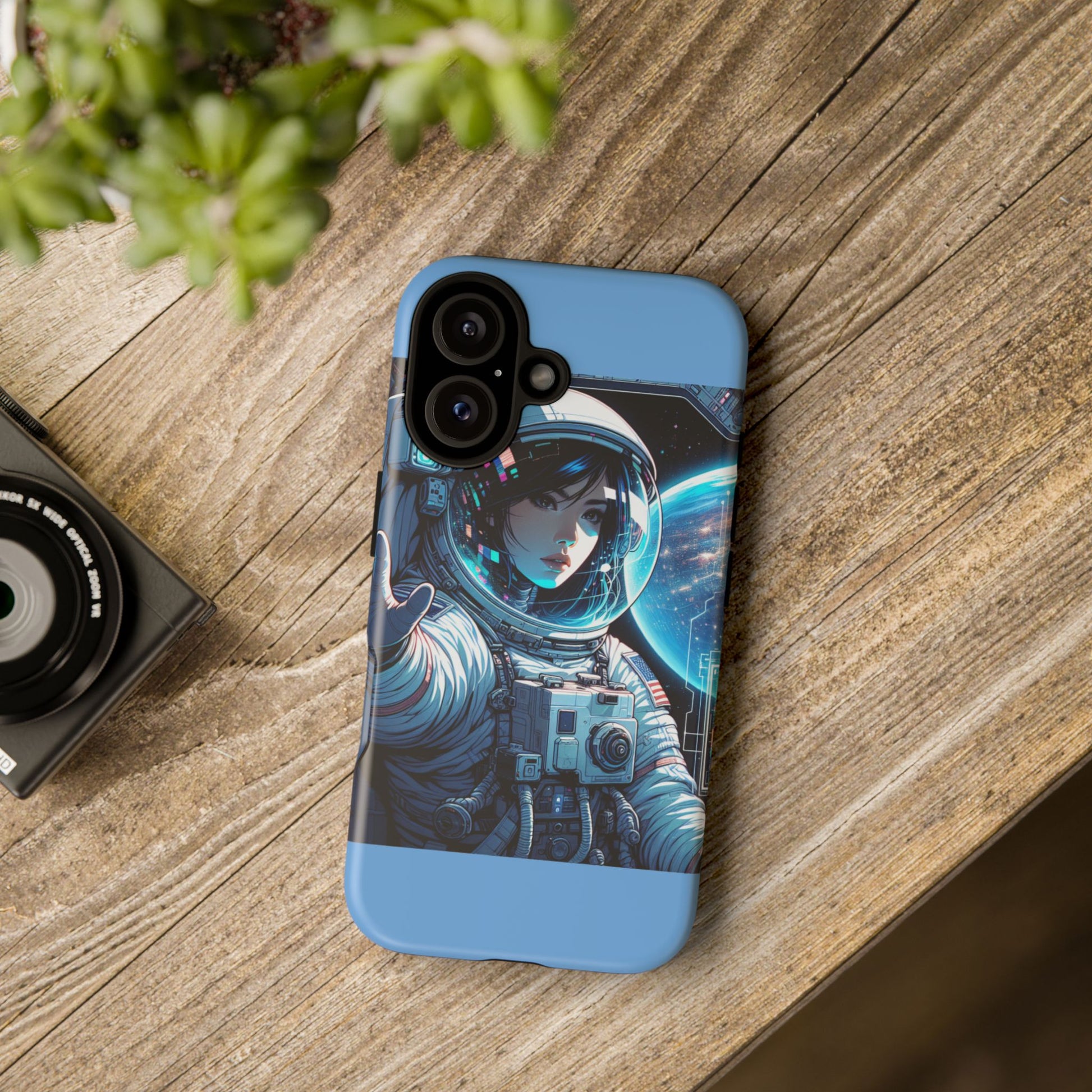 Astronaut Phone Case, Space-Themed Tough Case, Unique Gift for Science Lovers, Trendy Protection for Smartphones, Cool Tech Accessories