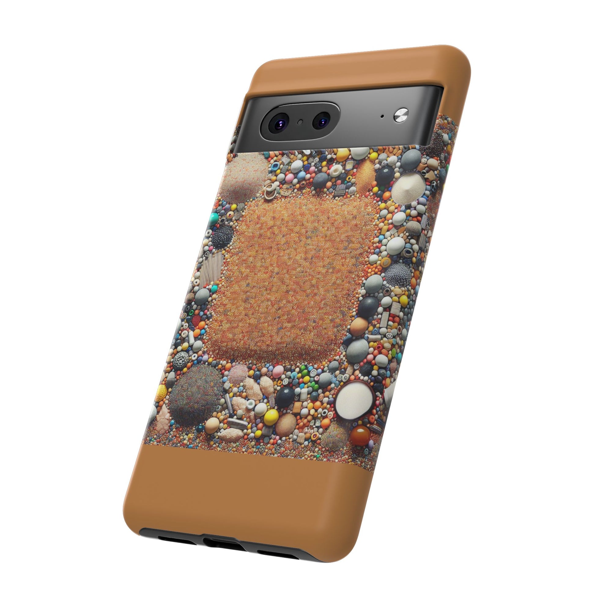 Colorful Phone Case with Unique Texture, Tough Case, Phone Accessory, Trendy Design, Gift for Tech Lovers, Durable Protection