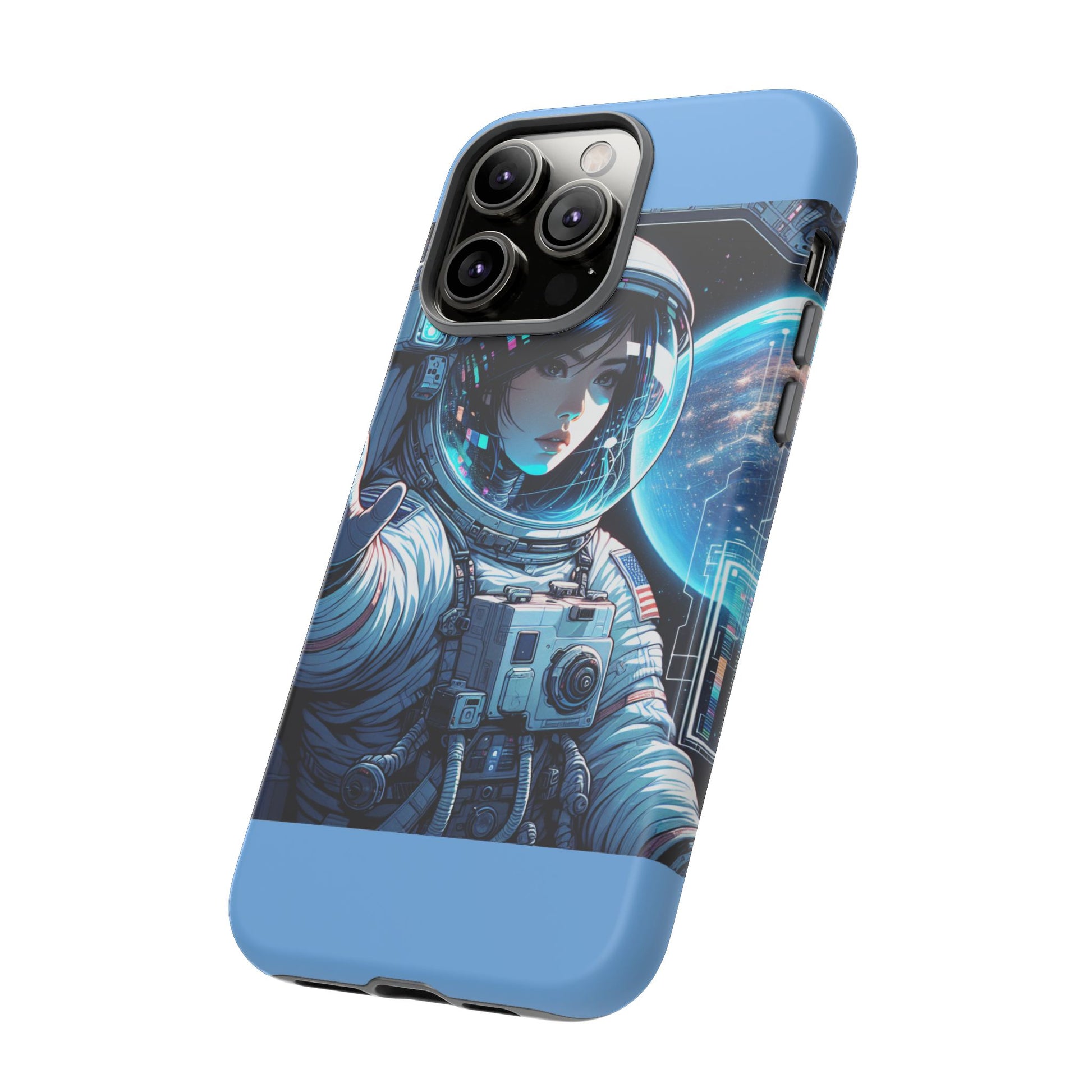Astronaut Phone Case, Space-Themed Tough Case, Unique Gift for Science Lovers, Trendy Protection for Smartphones, Cool Tech Accessories
