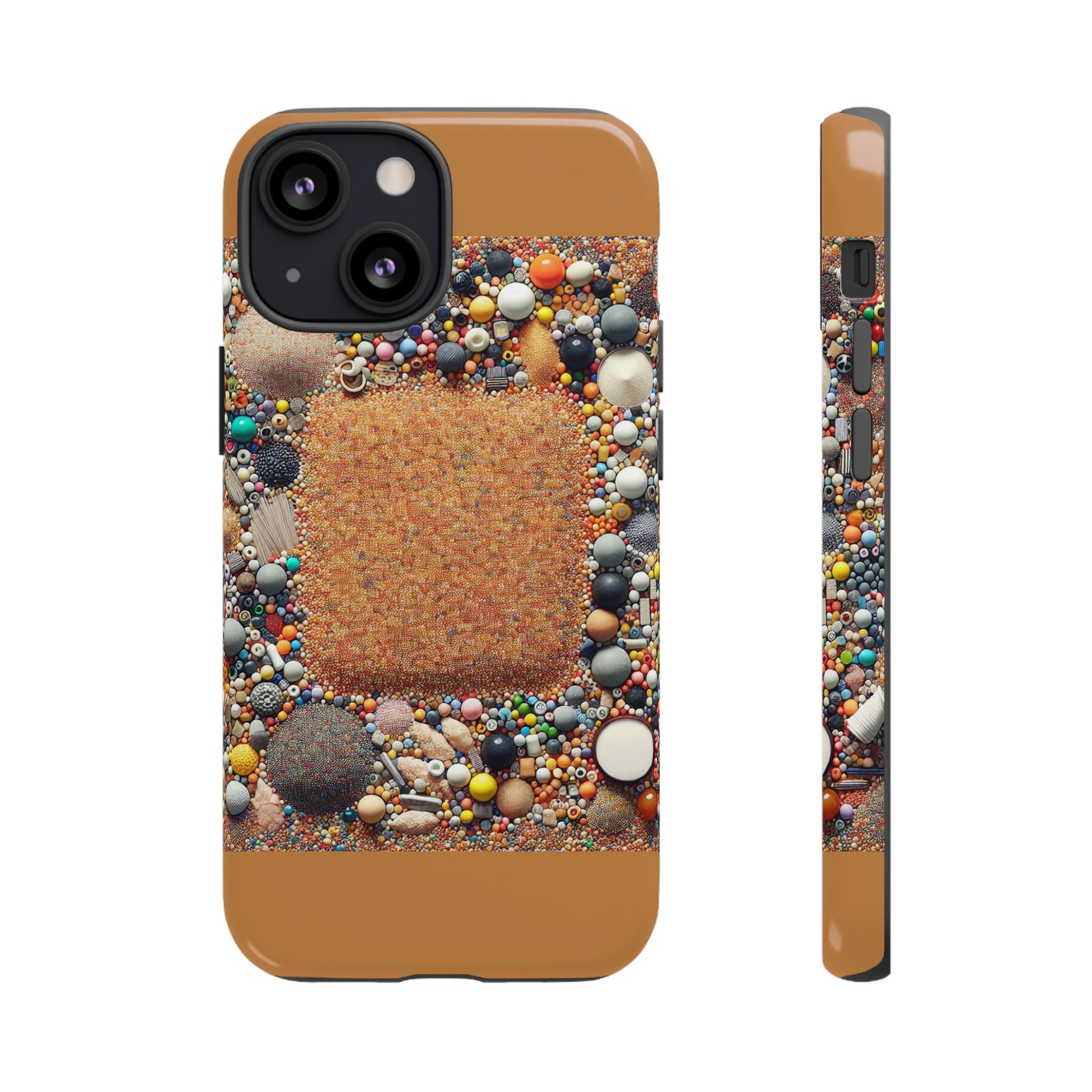 Colorful Phone Case with Unique Texture, Tough Case, Phone Accessory, Trendy Design, Gift for Tech Lovers, Durable Protection