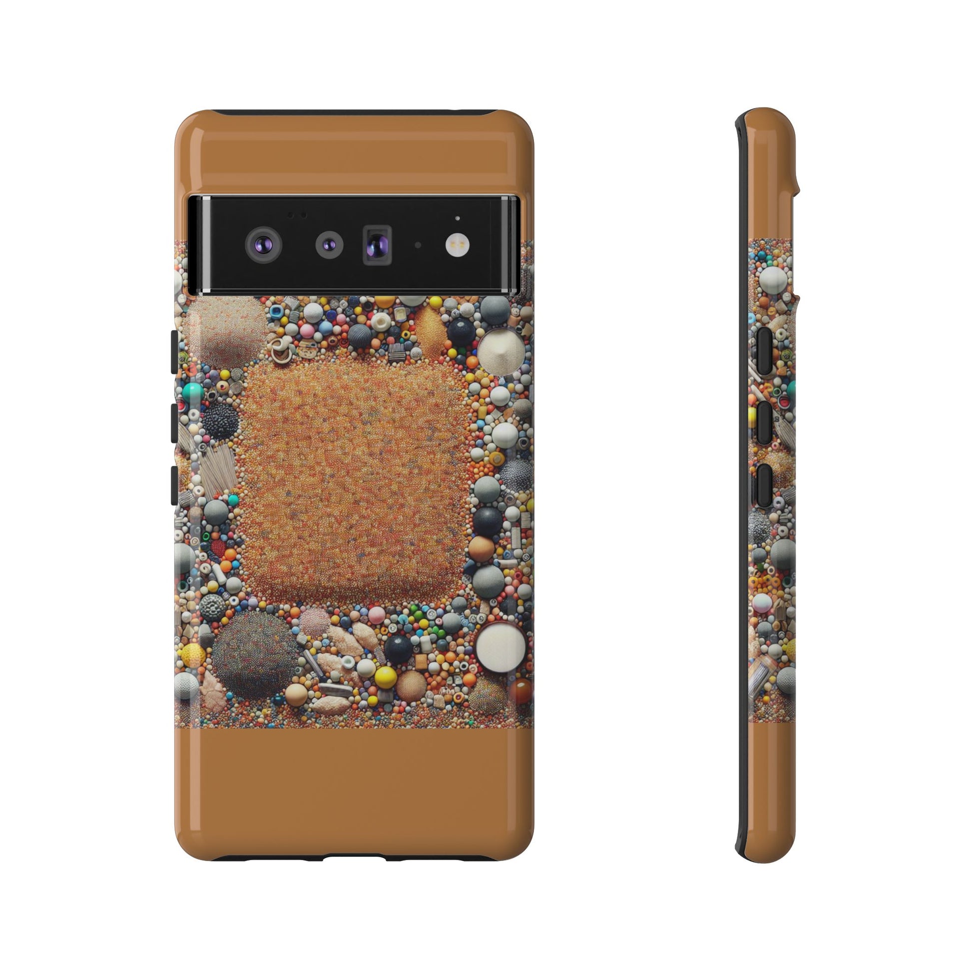 Colorful Phone Case with Unique Texture, Tough Case, Phone Accessory, Trendy Design, Gift for Tech Lovers, Durable Protection