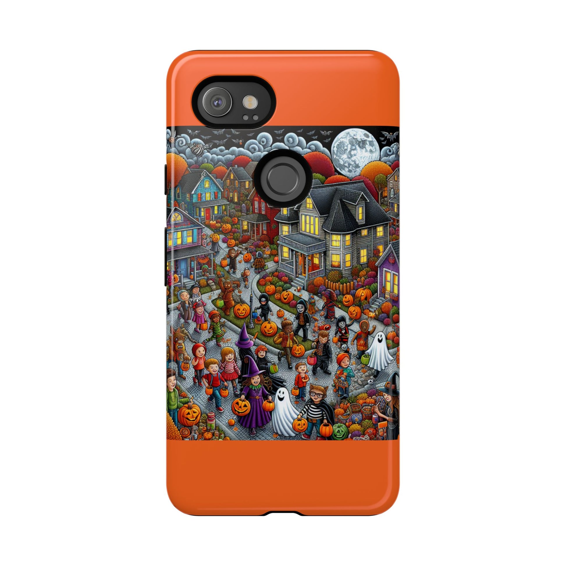 Halloween Phone Case, Tough Cases for Spooky Season, Fall Decor, Trick or Treat, Pumpkin Lovers, Ghost Design