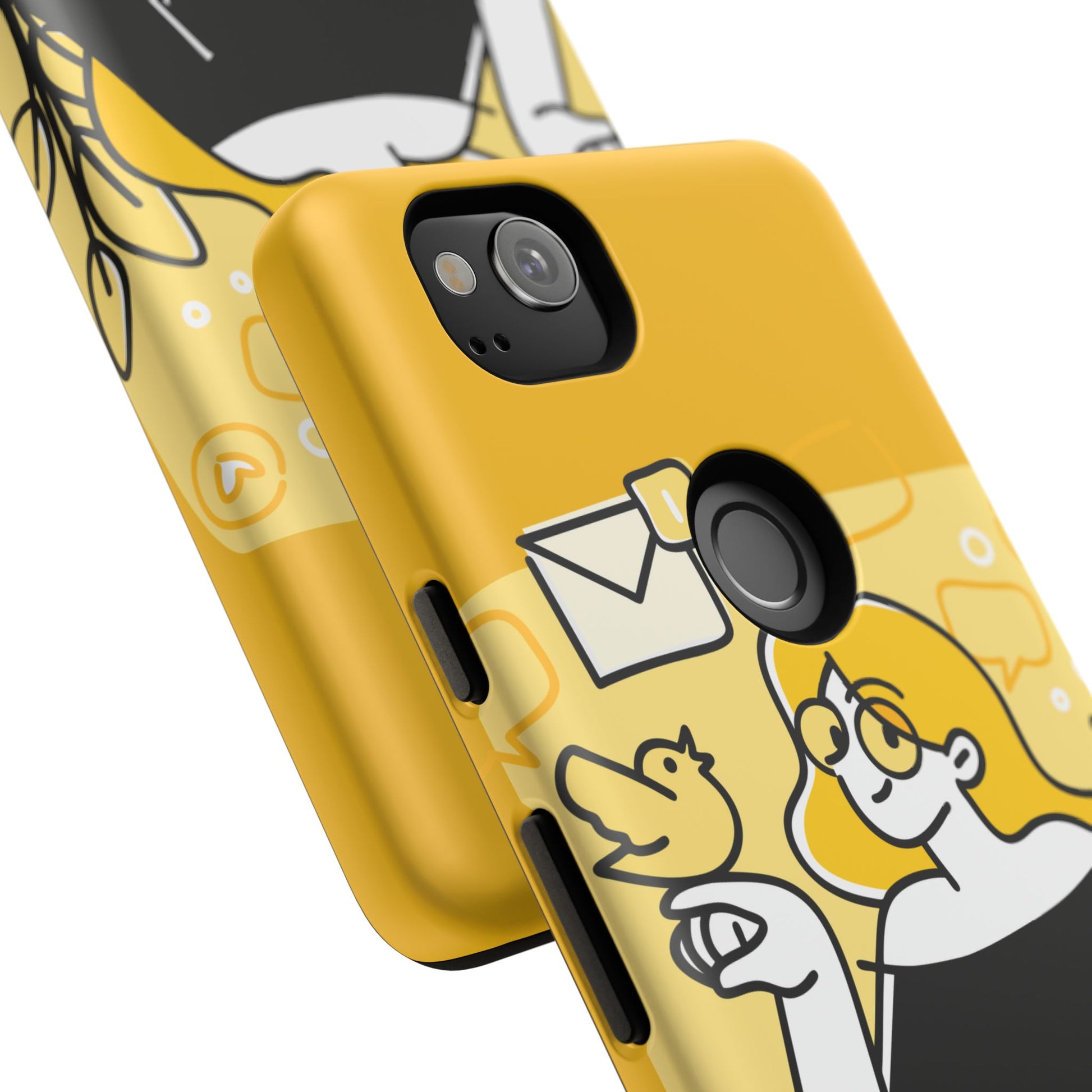 Chic Phone Case with Playful Design, Smartphone Cover, Unique Gift, Trendy Accessory, Eco-Friendly Case