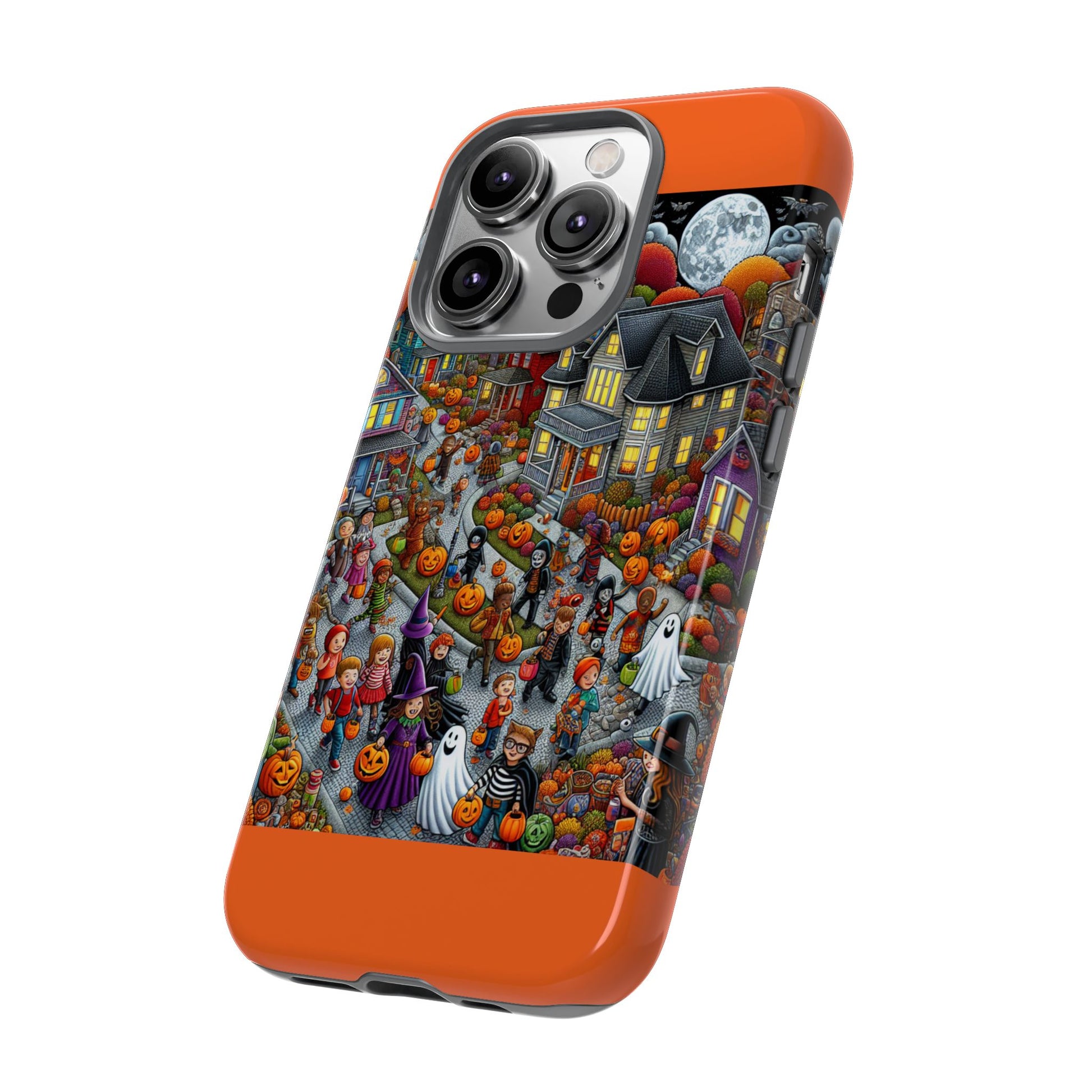 Halloween Phone Case, Tough Cases for Spooky Season, Fall Decor, Trick or Treat, Pumpkin Lovers, Ghost Design