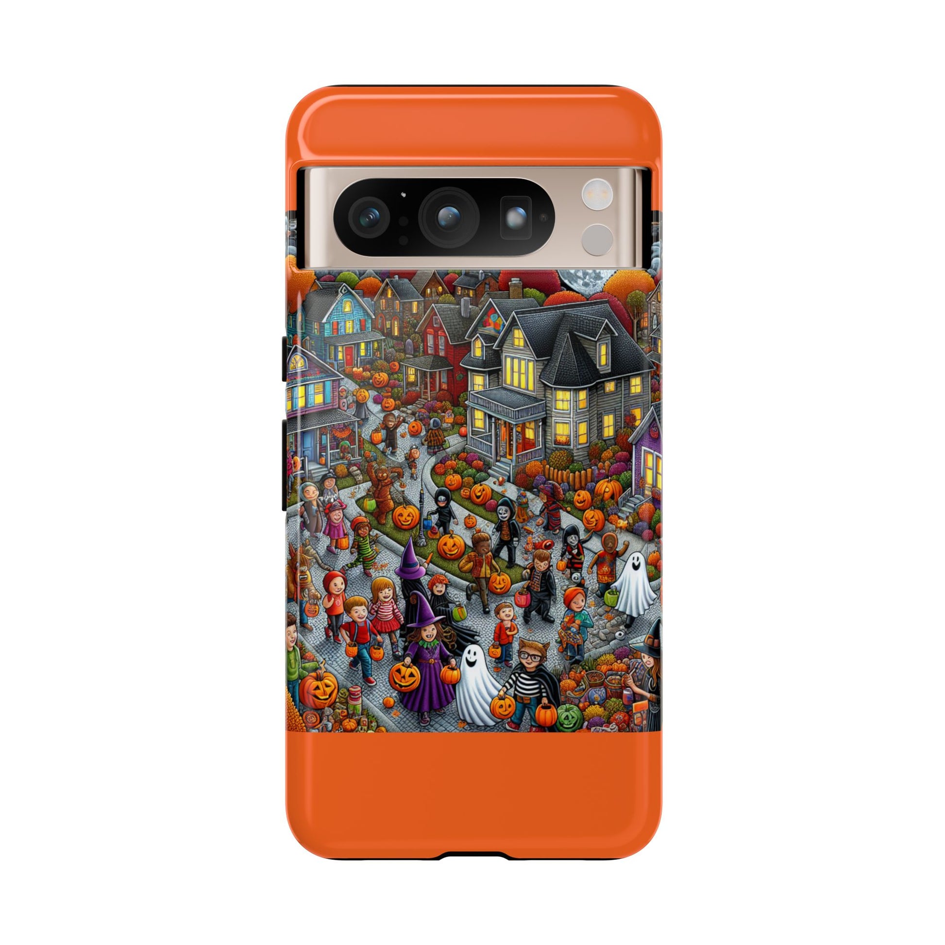 Halloween Phone Case, Tough Cases for Spooky Season, Fall Decor, Trick or Treat, Pumpkin Lovers, Ghost Design