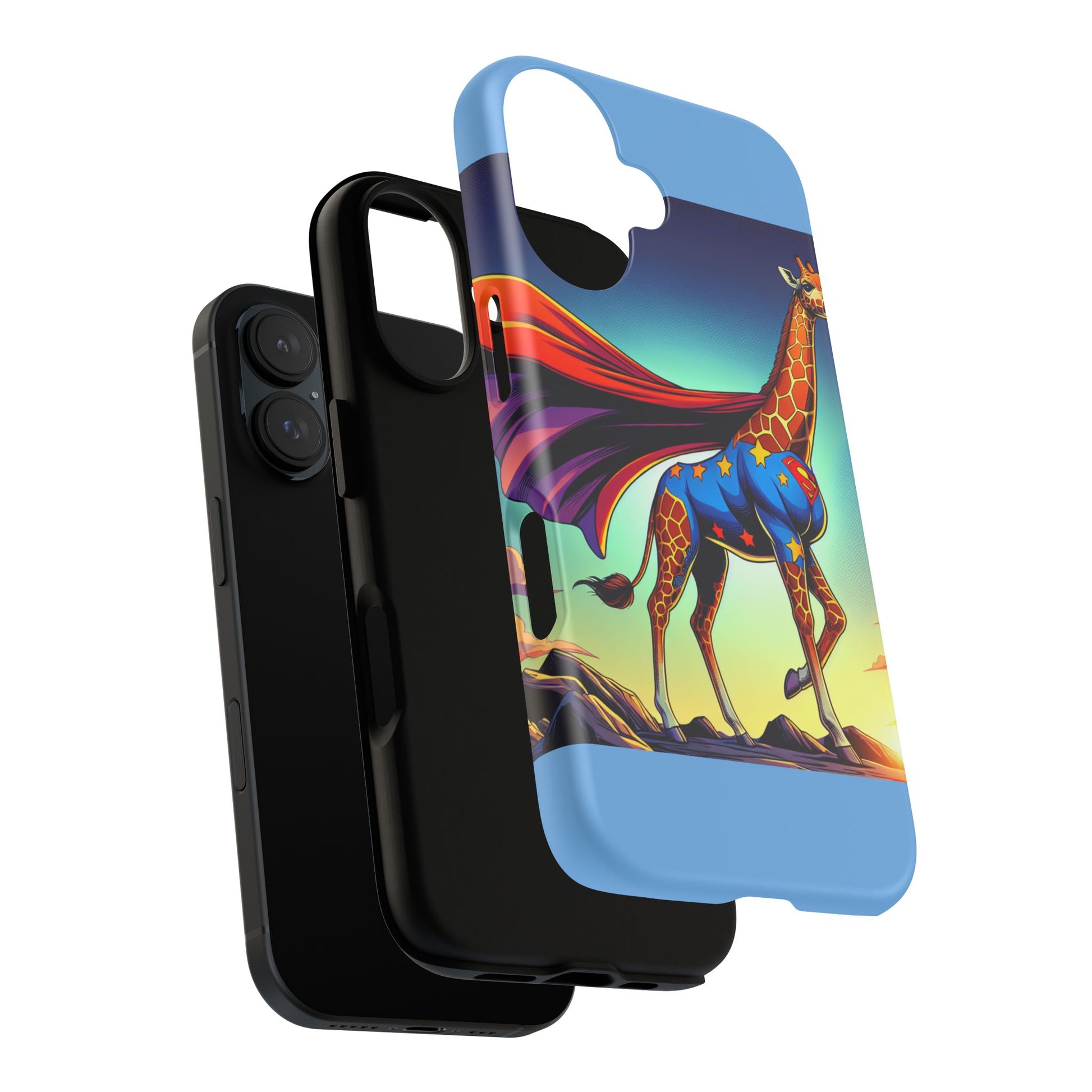 Superhero Giraffe Phone Case | Tough Cases, Unique Gifts, Animal Lover Accessories, Fun Tech Protectors, Cute Phone Covers, Birthday Gift