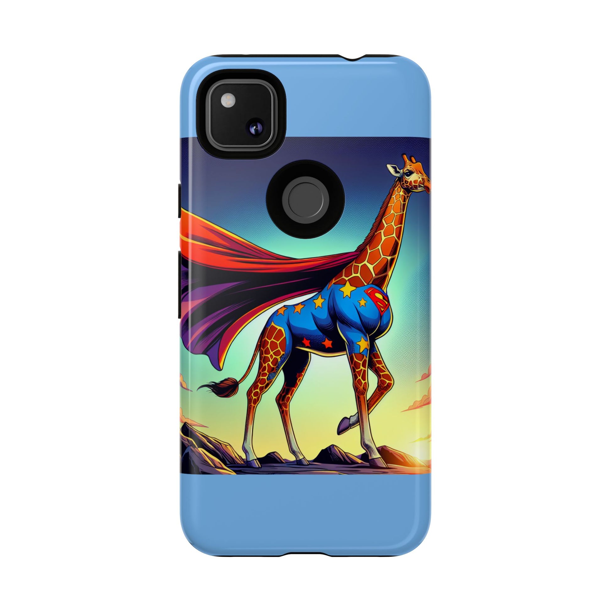 Superhero Giraffe Phone Case | Tough Cases, Unique Gifts, Animal Lover Accessories, Fun Tech Protectors, Cute Phone Covers, Birthday Gift
